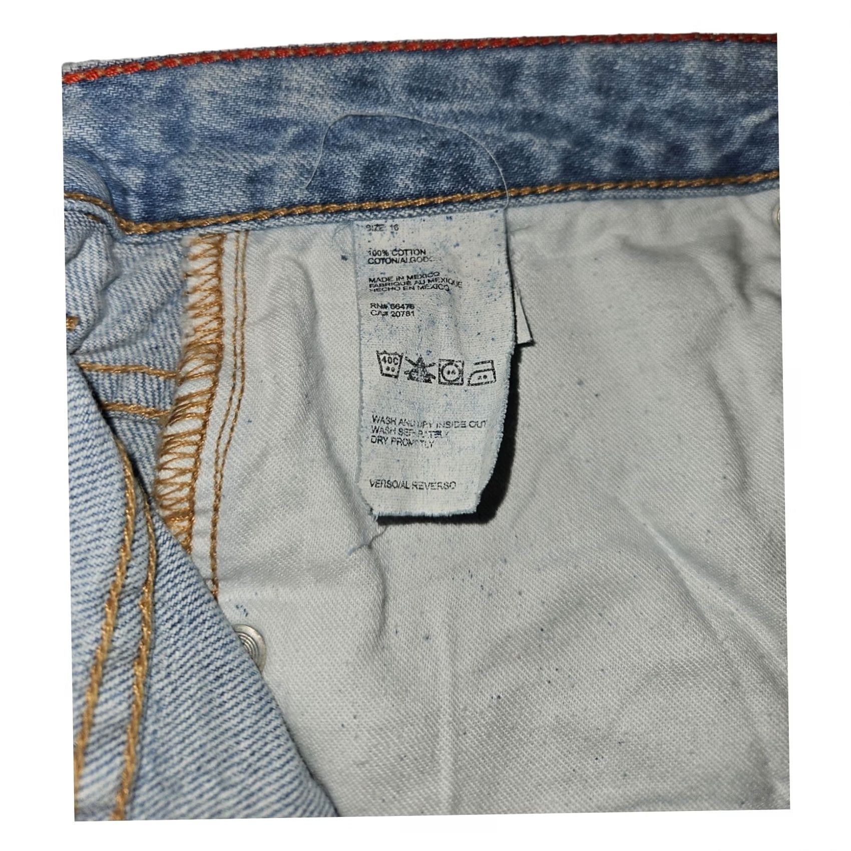 Tommy Hilfiger VINTAGE Tommy Hilfiger Denim Skirt 16 Y2K 90's Classic Slit Women's Size 38" / US 16 / IT 52 - 3 Thumbnail
