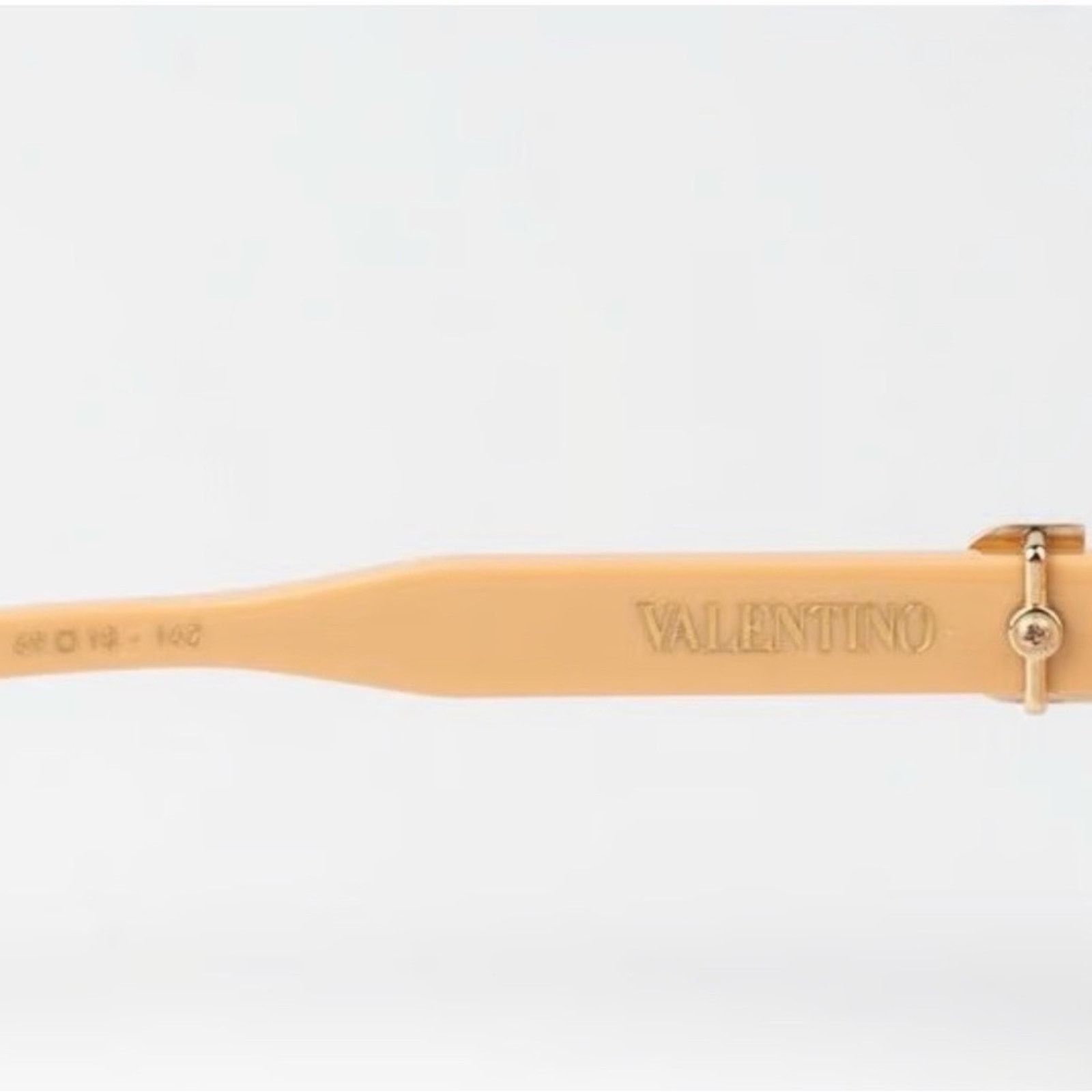 Valentino New! Valentino VLS 114C Stylish Beige Sunglasses, Authentic Size ONE SIZE - 12 Thumbnail