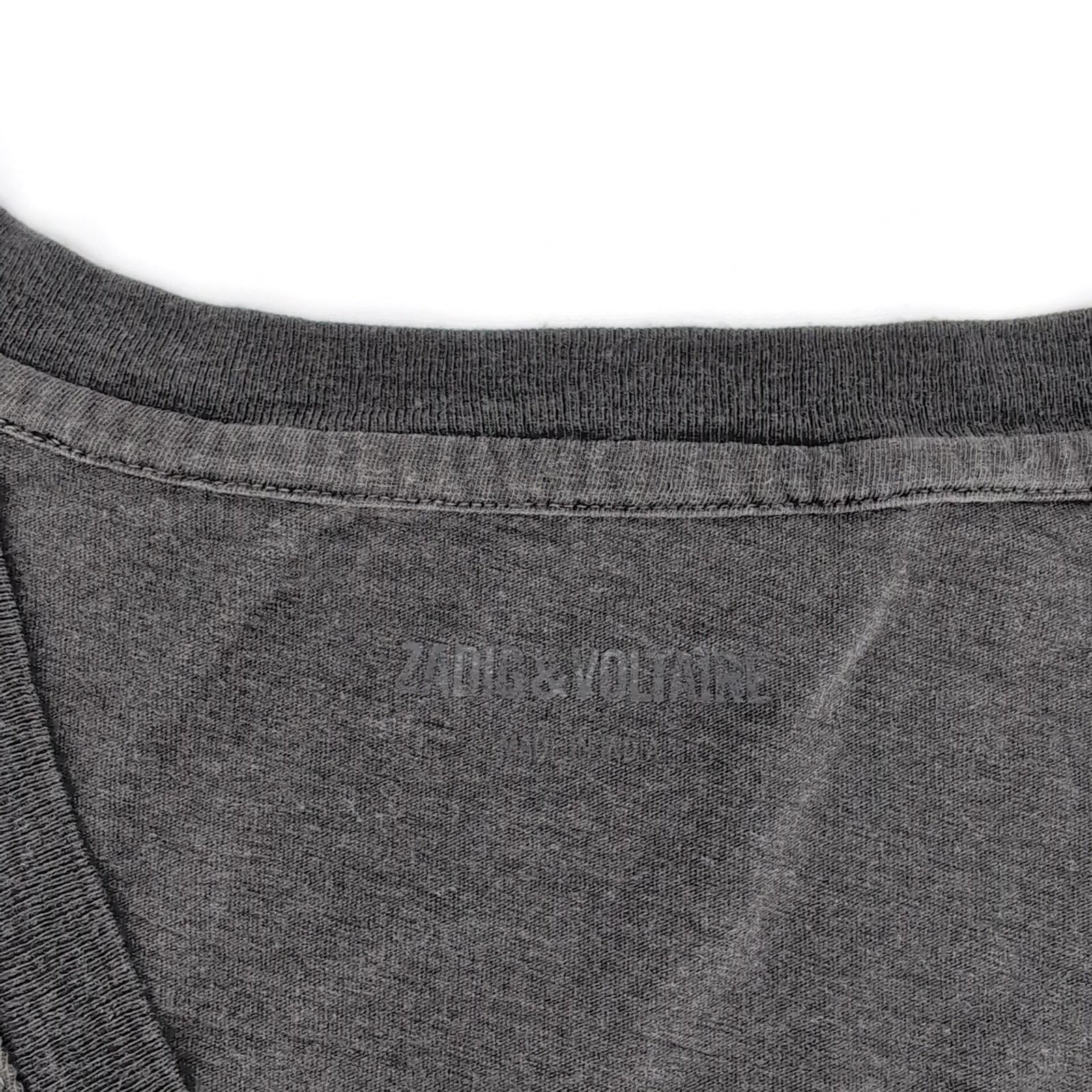 Zadig & Voltaire Zadig & Voltaire Tiny Slub Overdyed T-Shirt - Size S - NWOT Size S / US 4 / IT 40 - 5 Thumbnail