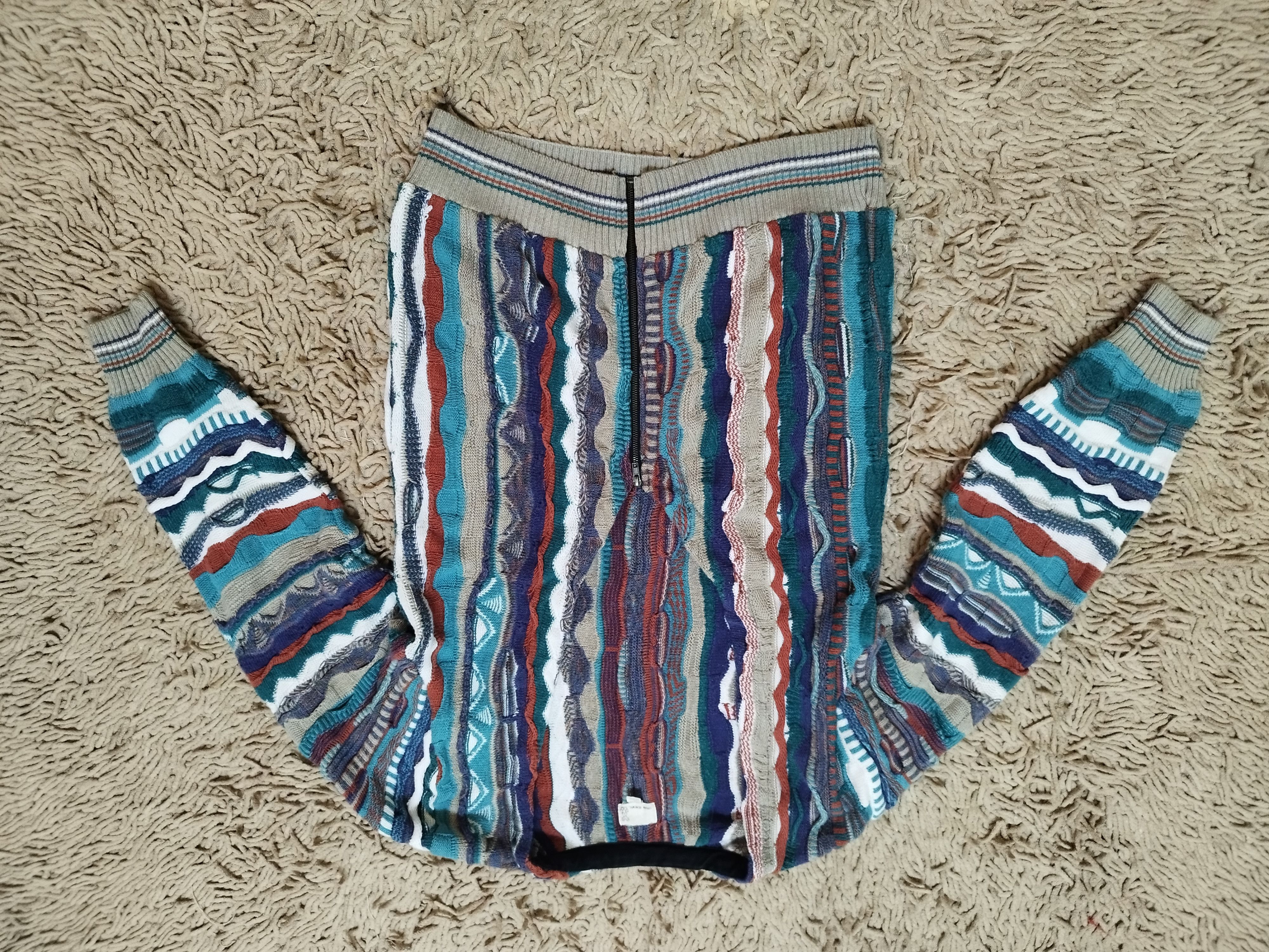 Urban Renewal One-Of-A-Kind Inspired Coogi Cardigan style