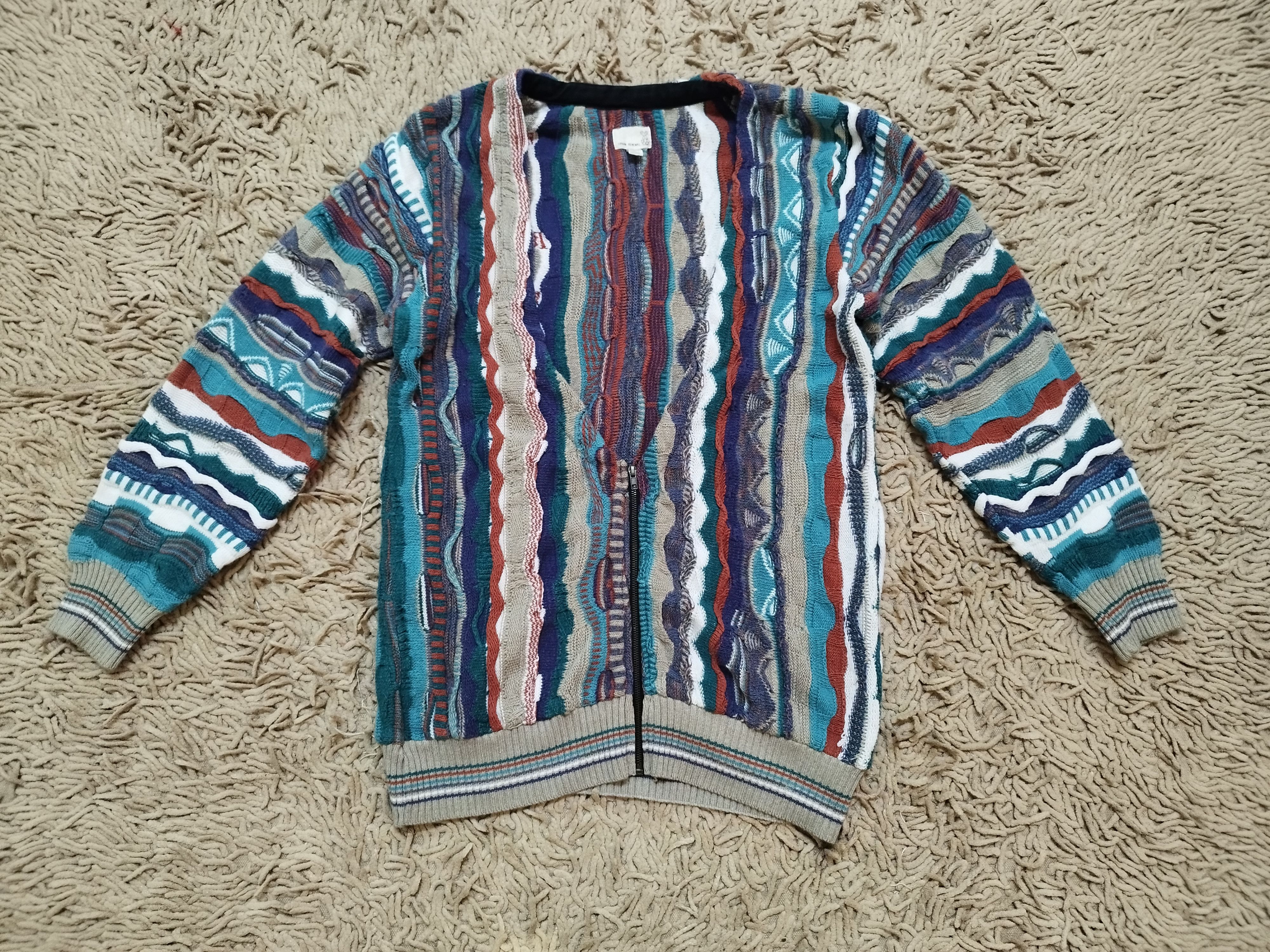 Coogi Urban Renewal One-Of-A-Kind Inspired Coogi Cardigan style Size US M / EU 48-50 / 2 - 1 Thumbnail