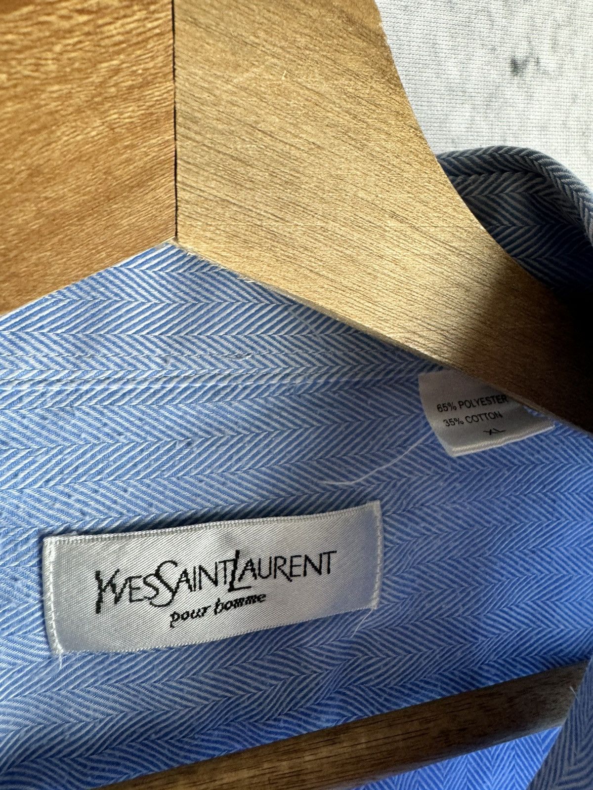 Other Yves Saint Laurent Vintage Shirt Luxury 90s Ysl Size US XL / EU 56 / 4 - 4 Thumbnail
