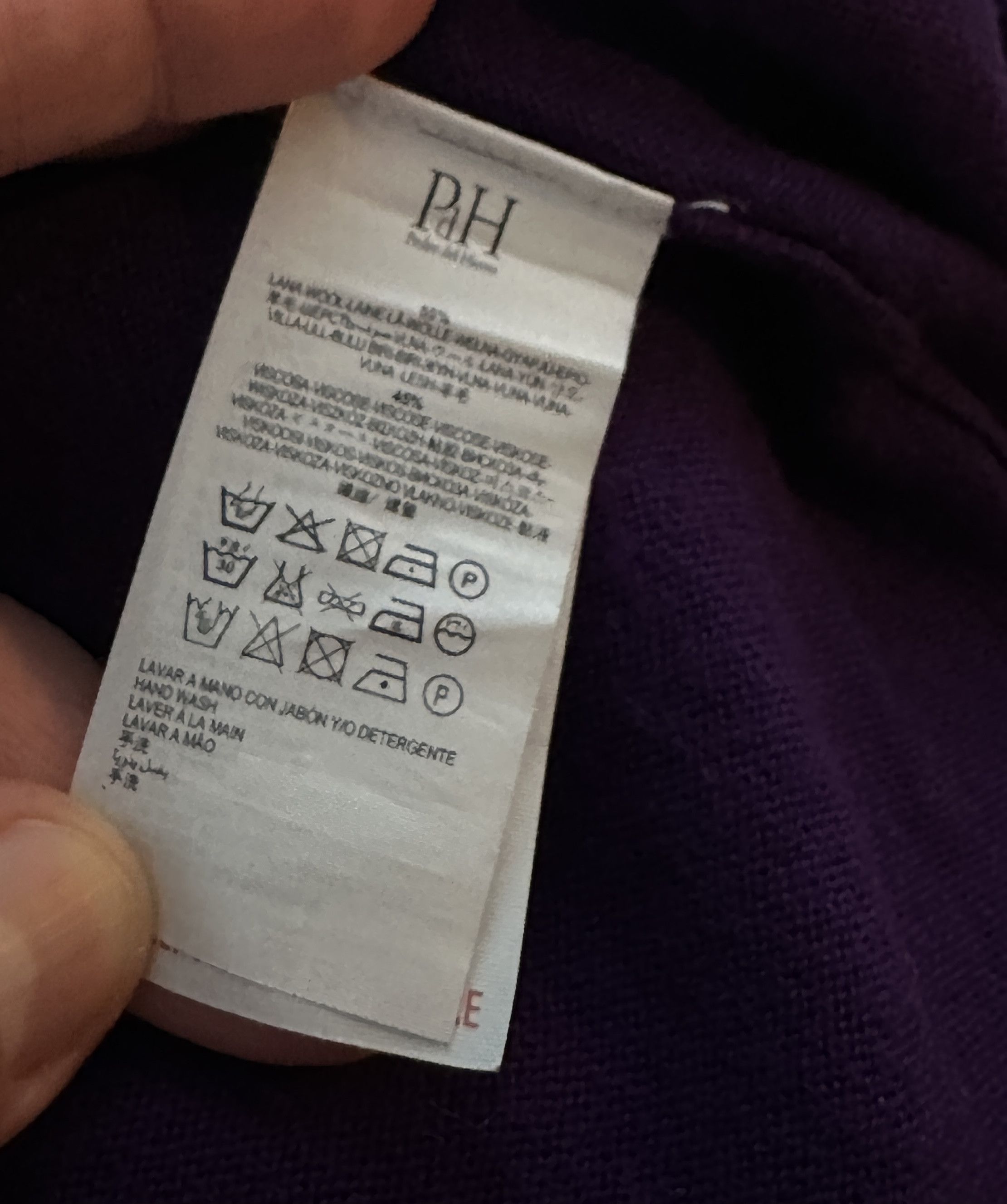 Other Pedro Del Hierro Purple Jumper Size S / US 4 / IT 40 - 7 Thumbnail