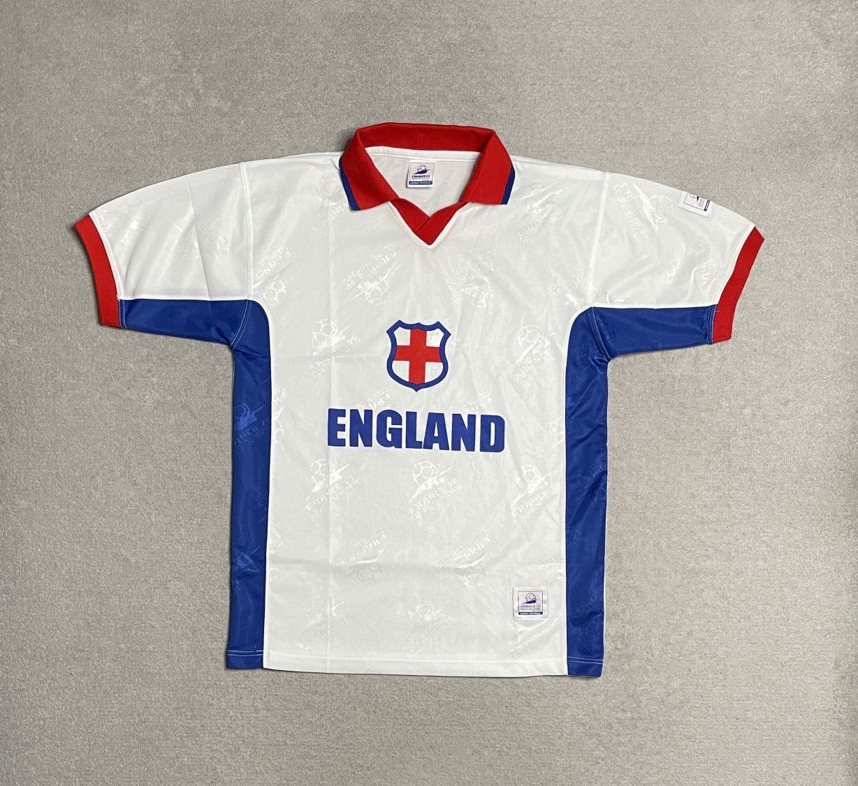 Vintage Vintage White Jersey England 1998 World Cup Size US L / EU 52-54 / 3 - 1 Thumbnail