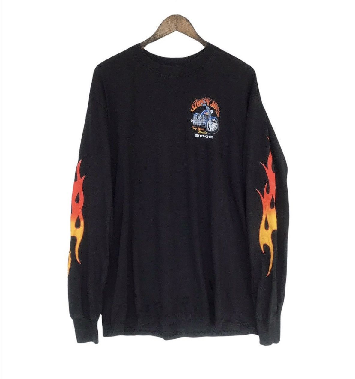 Harley Davidson Vintage Flame Sloppy Joes Racing Shirt Size US L / EU 52-54 / 3 - 3 Thumbnail