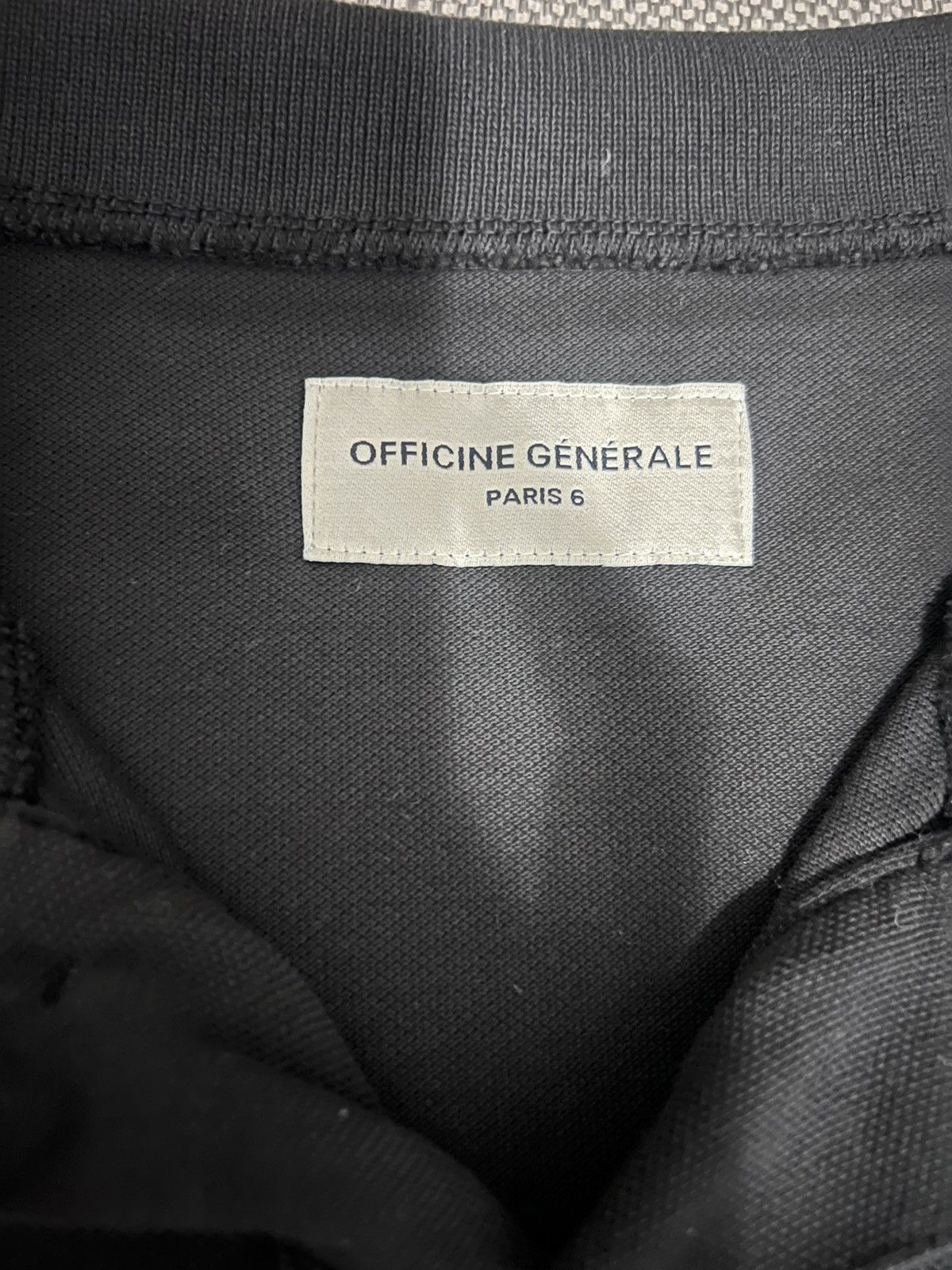 Officine Generale Black Larry Polo Size US XS / EU 42 / 0 - 4 Thumbnail