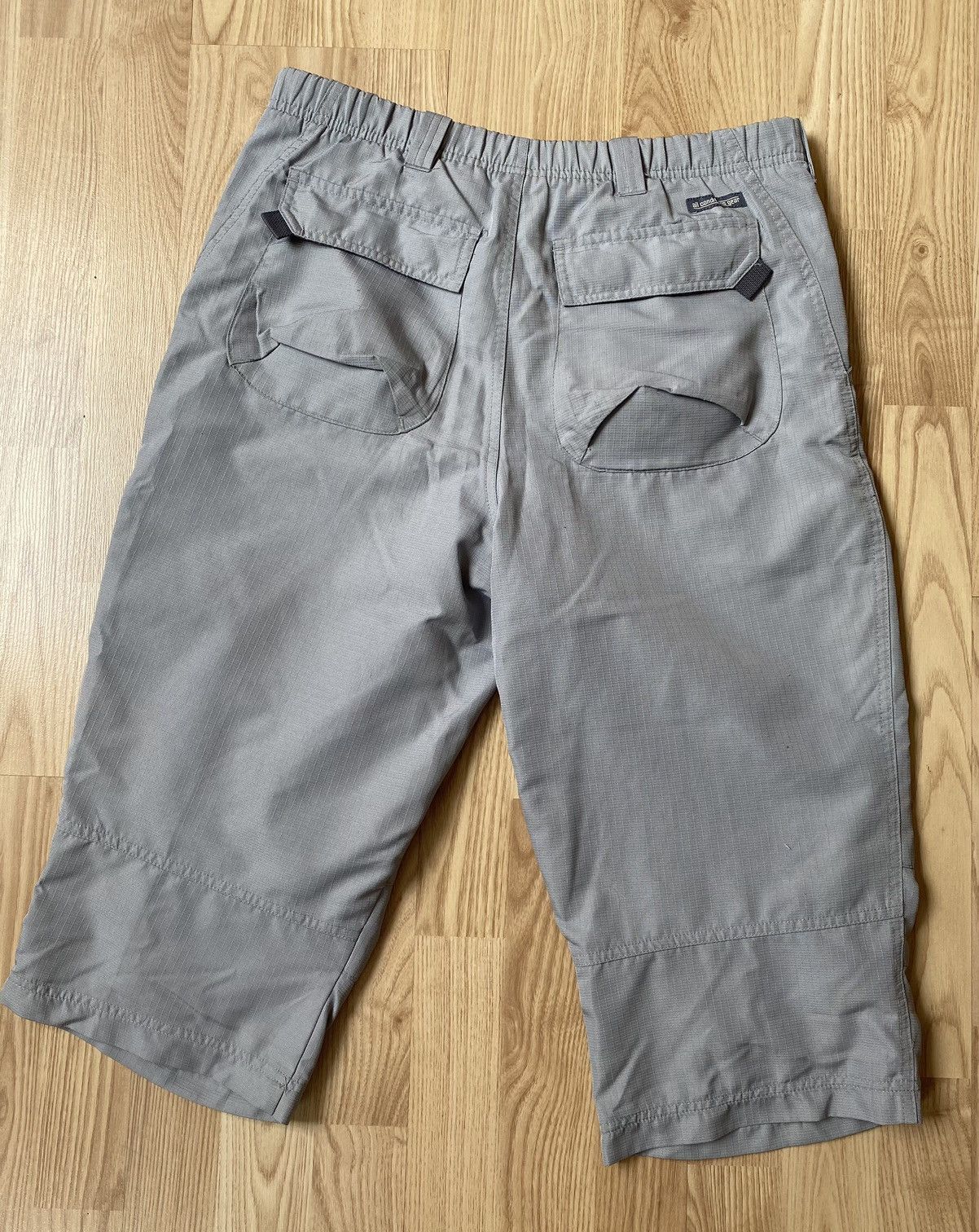 Nike × Nike ACG × Vintage Nike ACG Grey Vintage Long Shorts Size S Size US 29 - 7 Thumbnail