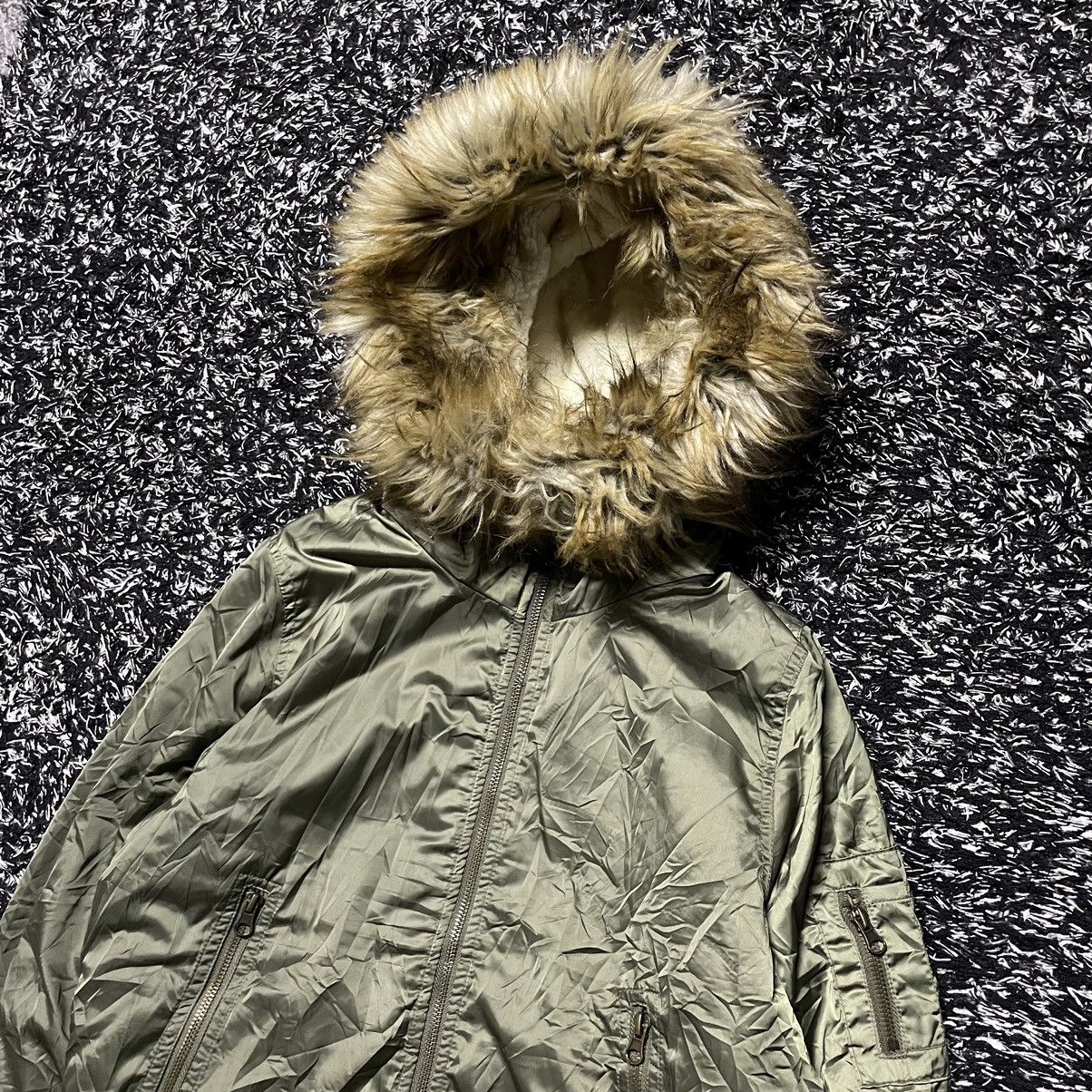 If Six Was Nine × Japanese Brand × Le Grande Bleu (L.G.B.) 🔔Hot Item🔔- Earth Music & Ecology Fur Hood Jacket Lgb Style Size US S / EU 44-46 / 1 - 2 Thumbnail