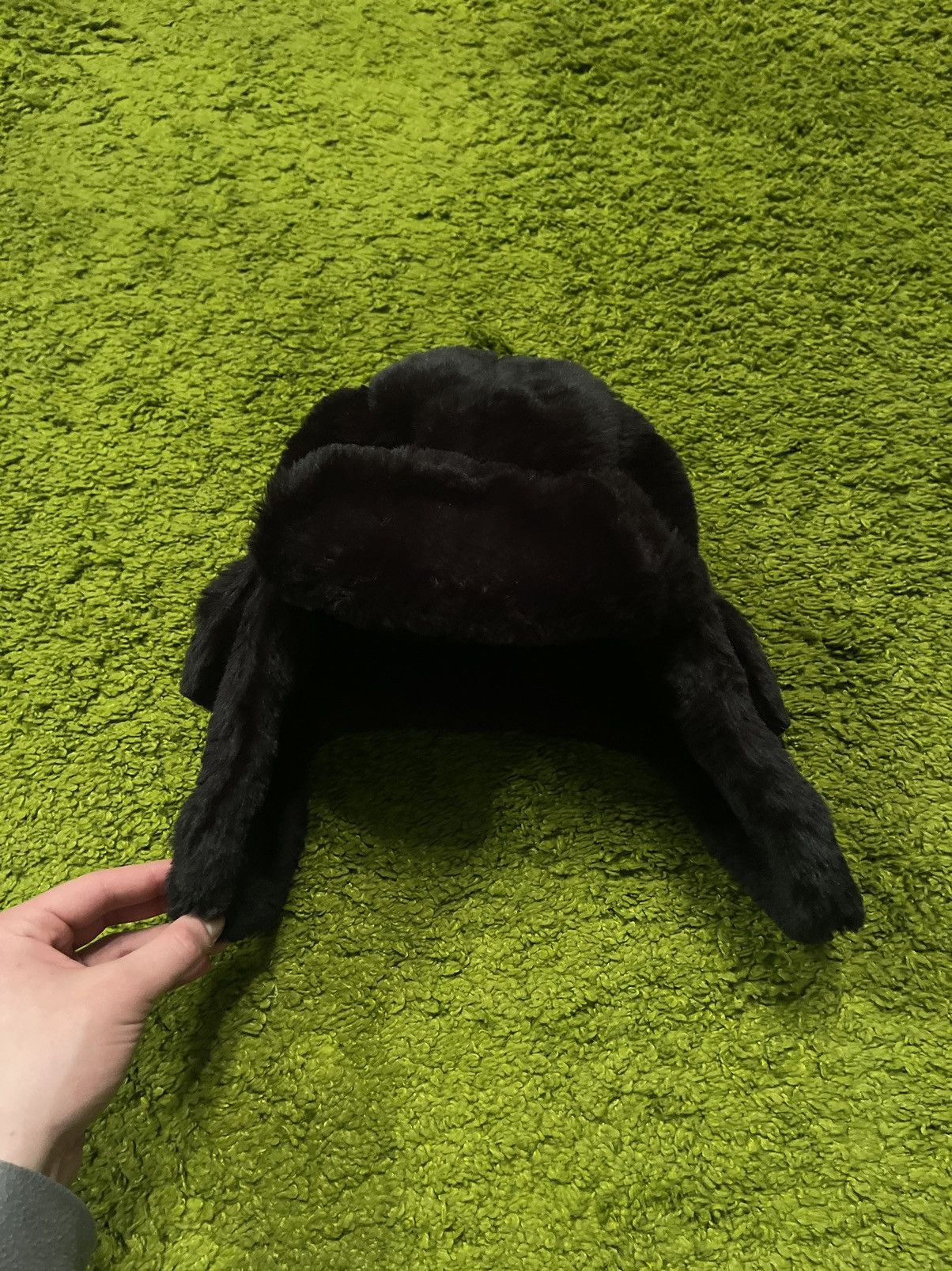 Hysteric Glamour Y2K Japanese style fuzzy faux fur Ushanka trapper hat Size 32 - 2 Thumbnail