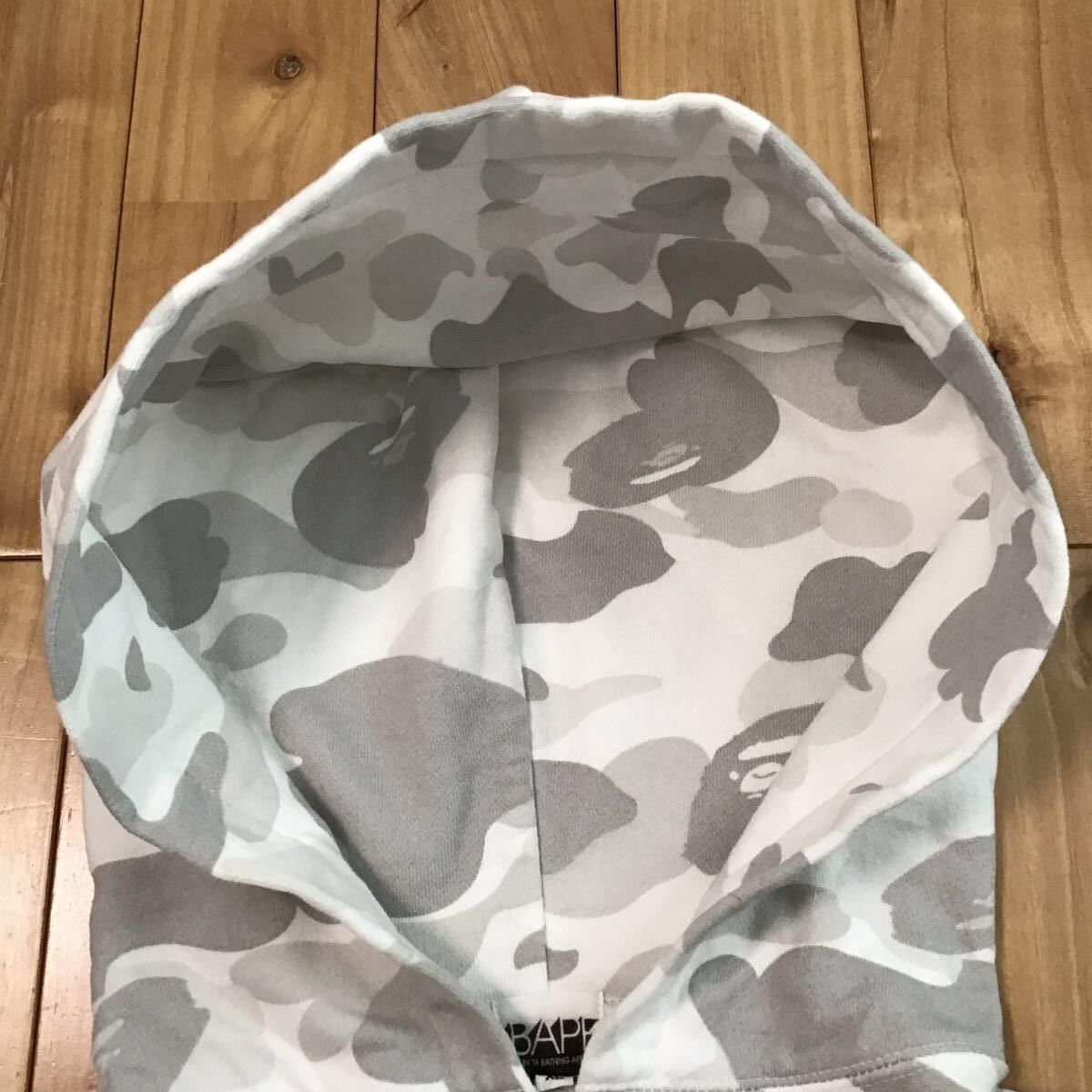 Bape × Nigo BAPE Sweat zip hoodie vest White camo a bathing ape NIGO Size US XL / EU 56 / 4 - 3 Thumbnail