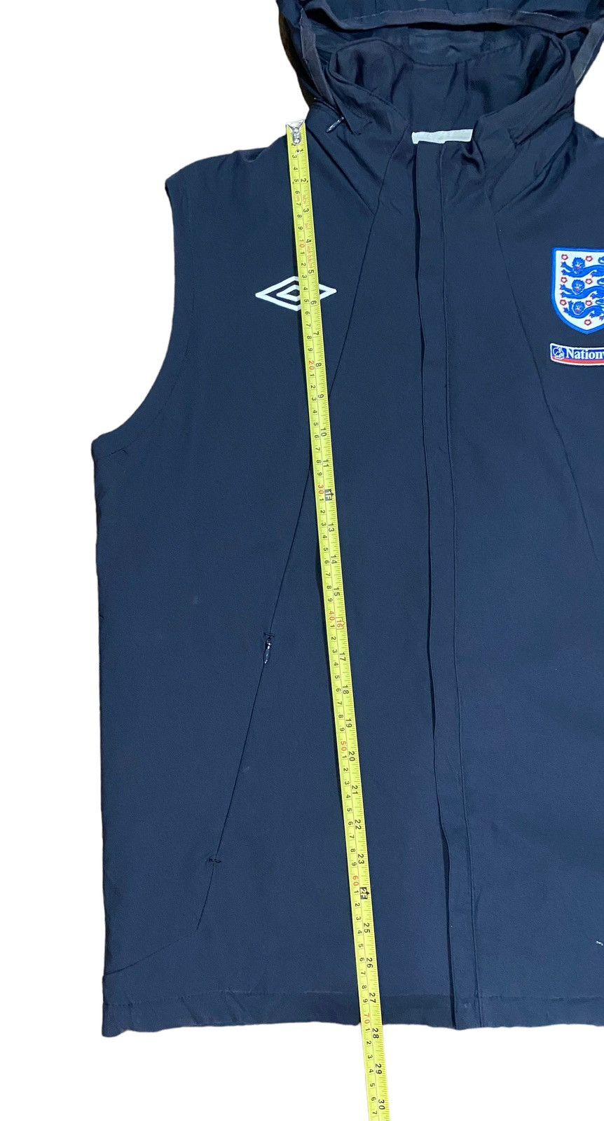 Umbro Umbro Sleeveless Hoodie Zipper Jacket (L) Size US L / EU 52-54 / 3 - 10 Thumbnail