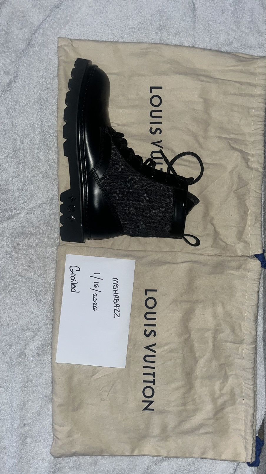 Louis Vuitton Louie Vuitton Boots Ranger Size US 12 / EU 45 - 7 Thumbnail