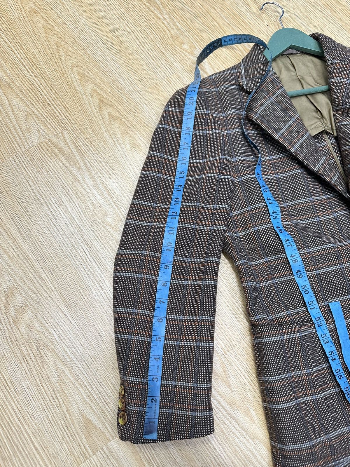 Vintage Vintage Pineapple Wool Blazer Jacket MJ92 Size 36S - 7 Thumbnail