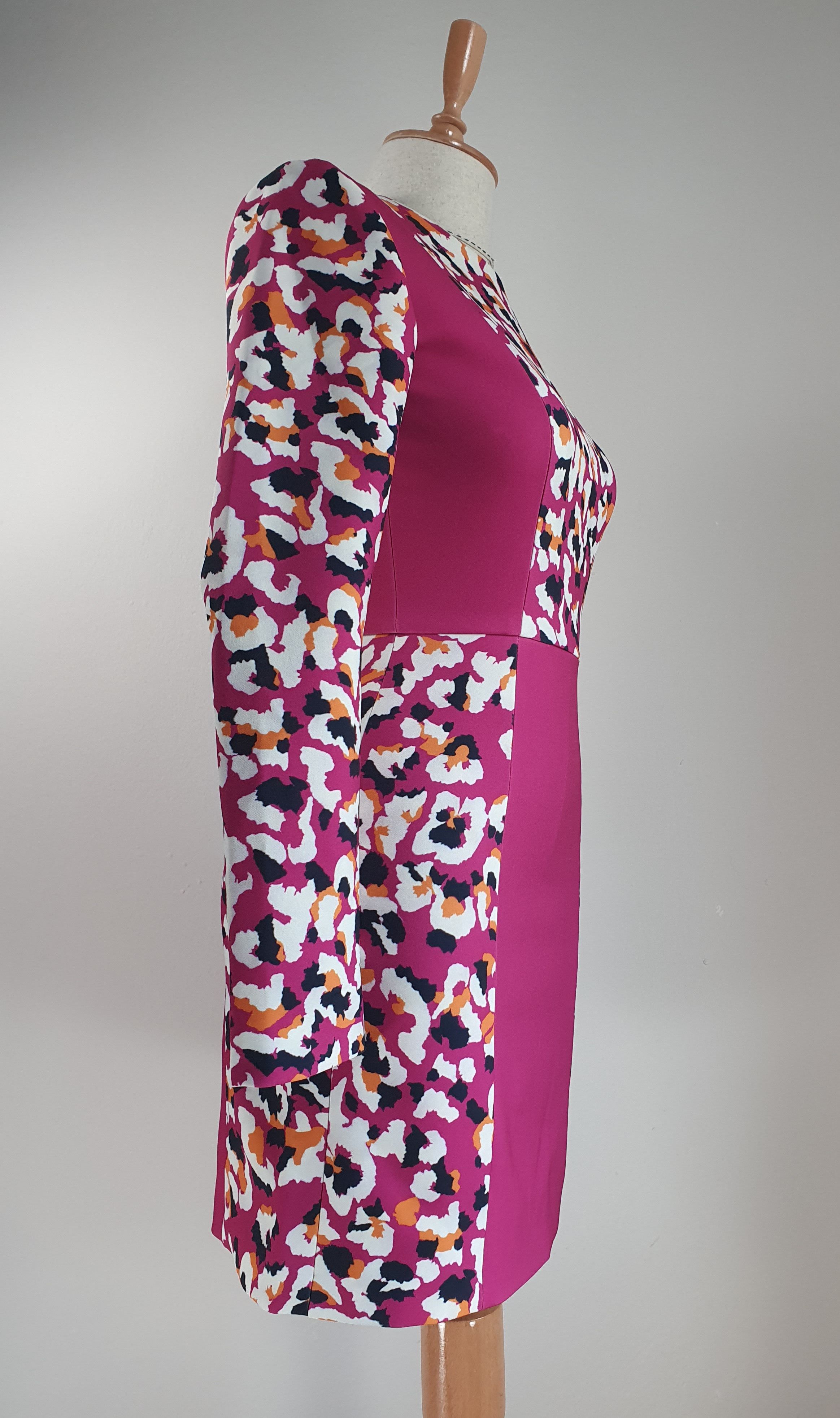 Mary Katrantzou Dress Pink Leopard Size M / US 6-8 / IT 42-44 - 3 Thumbnail