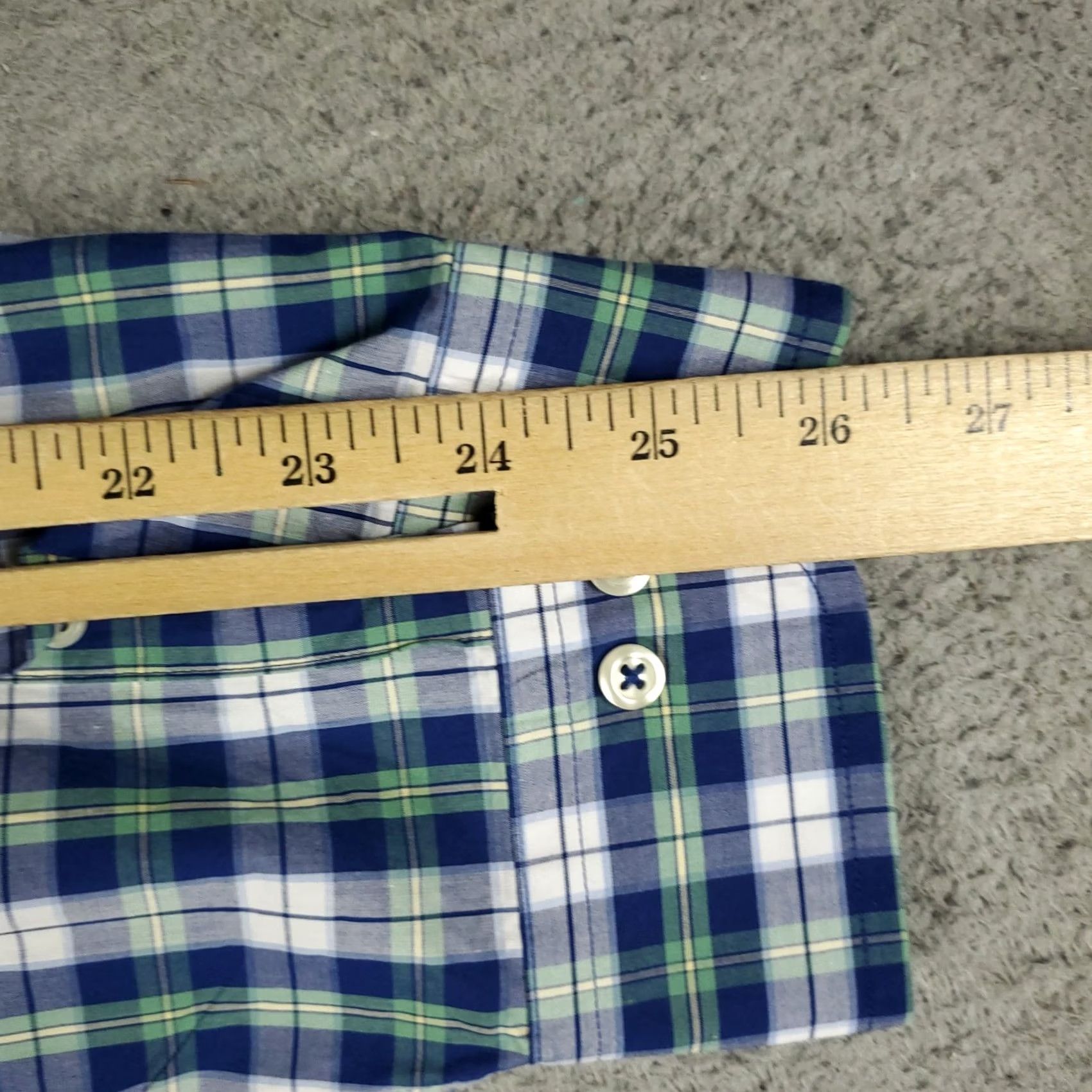 Brooks Brothers Brooks Brothers Shirt Mens XL Blue Green Plaid Button-Up Long Sleeve Casual Button-Down Collar Size US XL / EU 56 / 4 - 6 Thumbnail