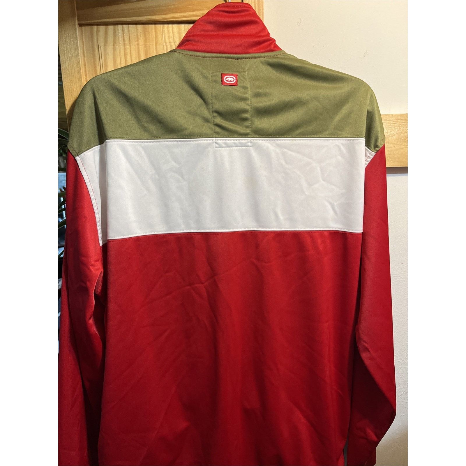Ecko Unltd. ECKO UNLIMITED Men Track Jacket Size XL Red Green Zip Travel Size US XL / EU 56 / 4 - 8 Thumbnail