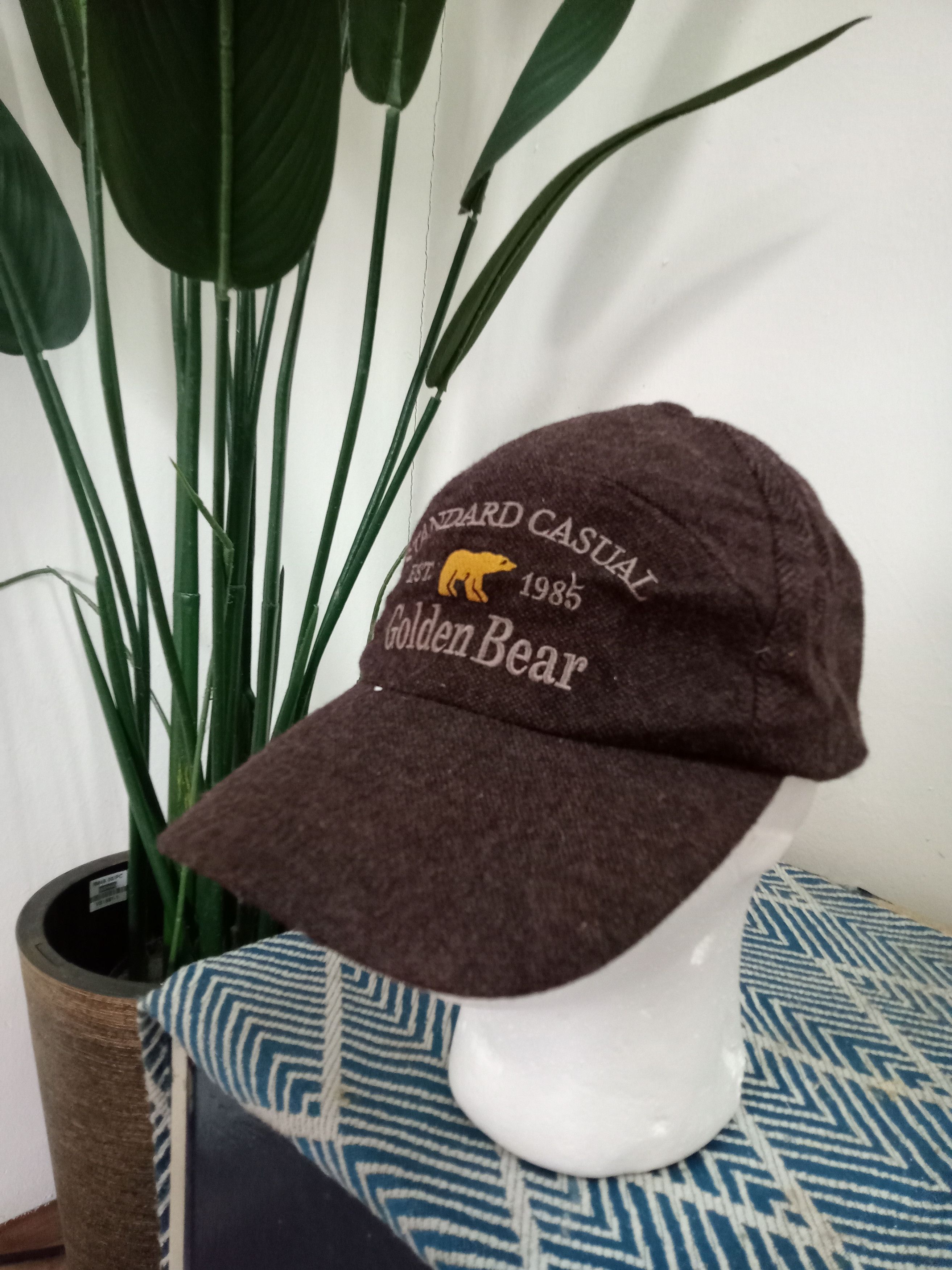 image of Archival Clothing x Golden Bear Vintage Golden Bear 6 Panel Cap in Brown, Men's