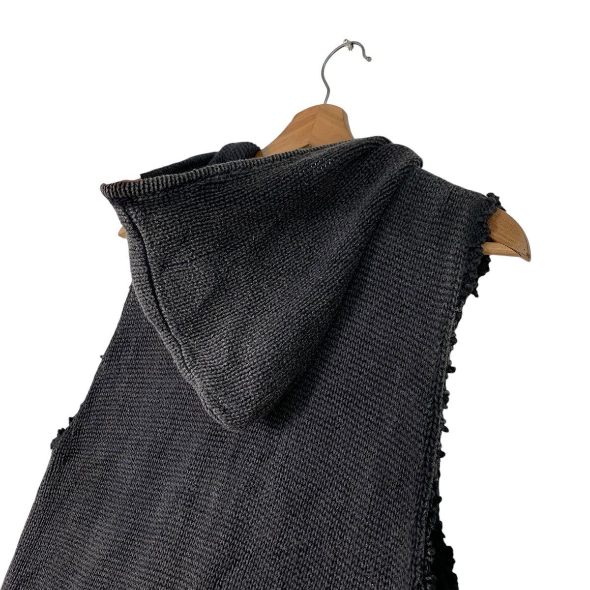 Japanese Brand BACK NUMBER Sleeveless Zipper Hoodies Vest #1227-C55 Size US M / EU 48-50 / 2 - 9 Thumbnail