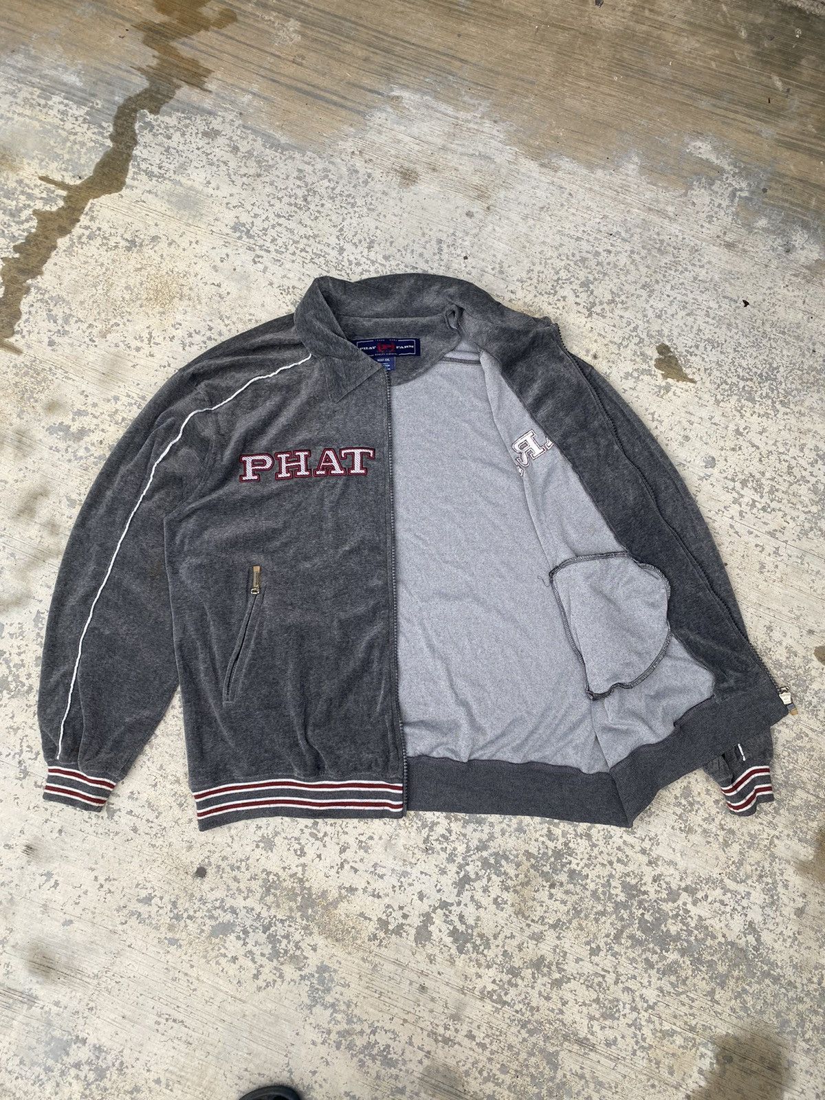 Phat Farm AW Phat Farm woven spellout zip up jacket Size US XXL / EU 58 / 5 - 3 Thumbnail