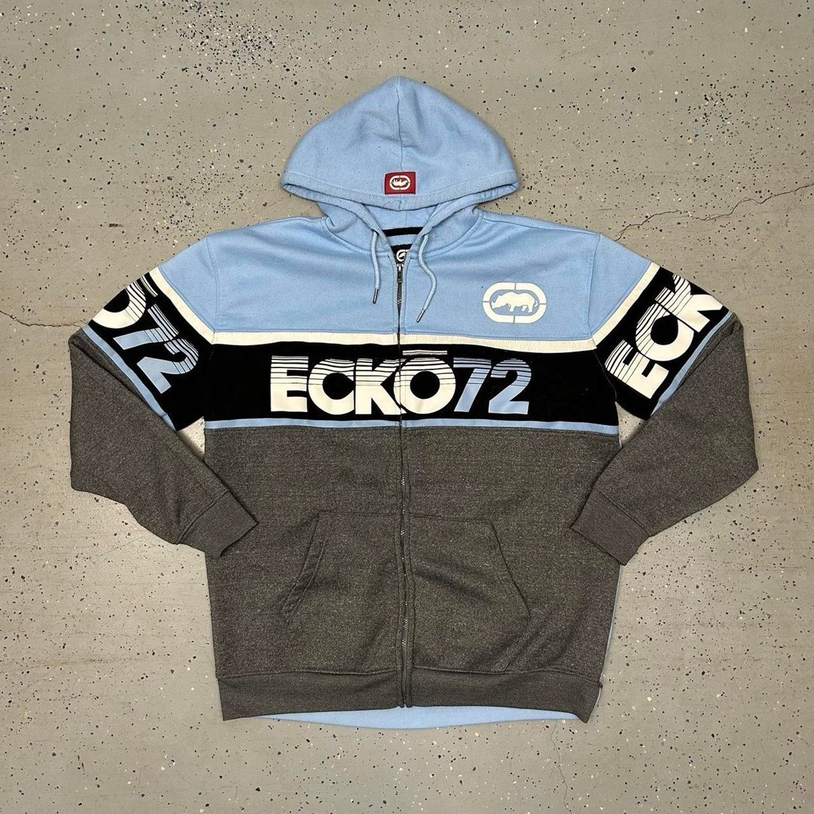 Ecko Unltd. Ecko Unltd. blue and black zip up hoodie Size US XXL / EU 58 / 5 - 1 Thumbnail