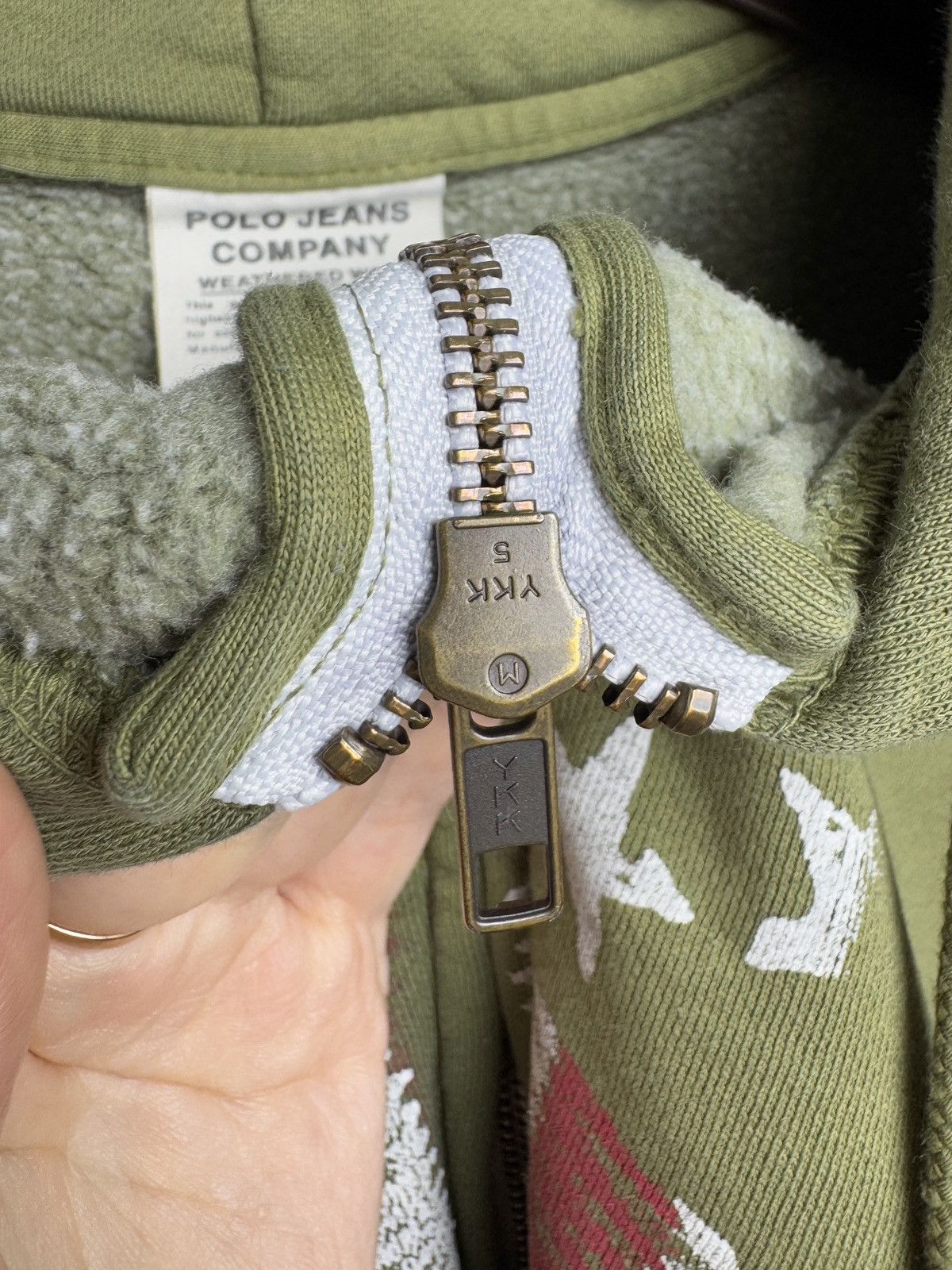 Polo Ralph Lauren Polo Jeans Company Ralph Lauren green american flag hoodie Size US S / EU 44-46 / 1 - 7 Thumbnail