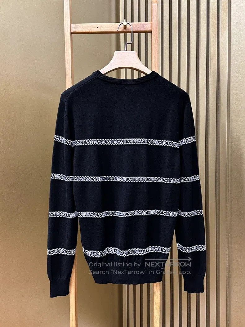 Versace Versace Black striped casual knitwear Size US XS / EU 42 / 0 - 2 Thumbnail