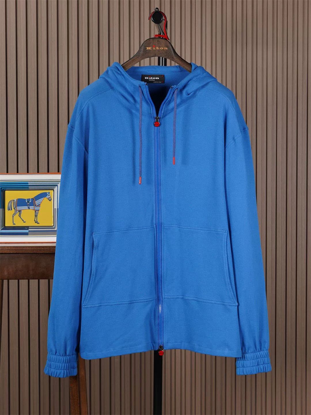 Kiton Kiton Cotton Hooded Jacket on Sale Size US XXL / EU 58 / 5 - 1 Thumbnail