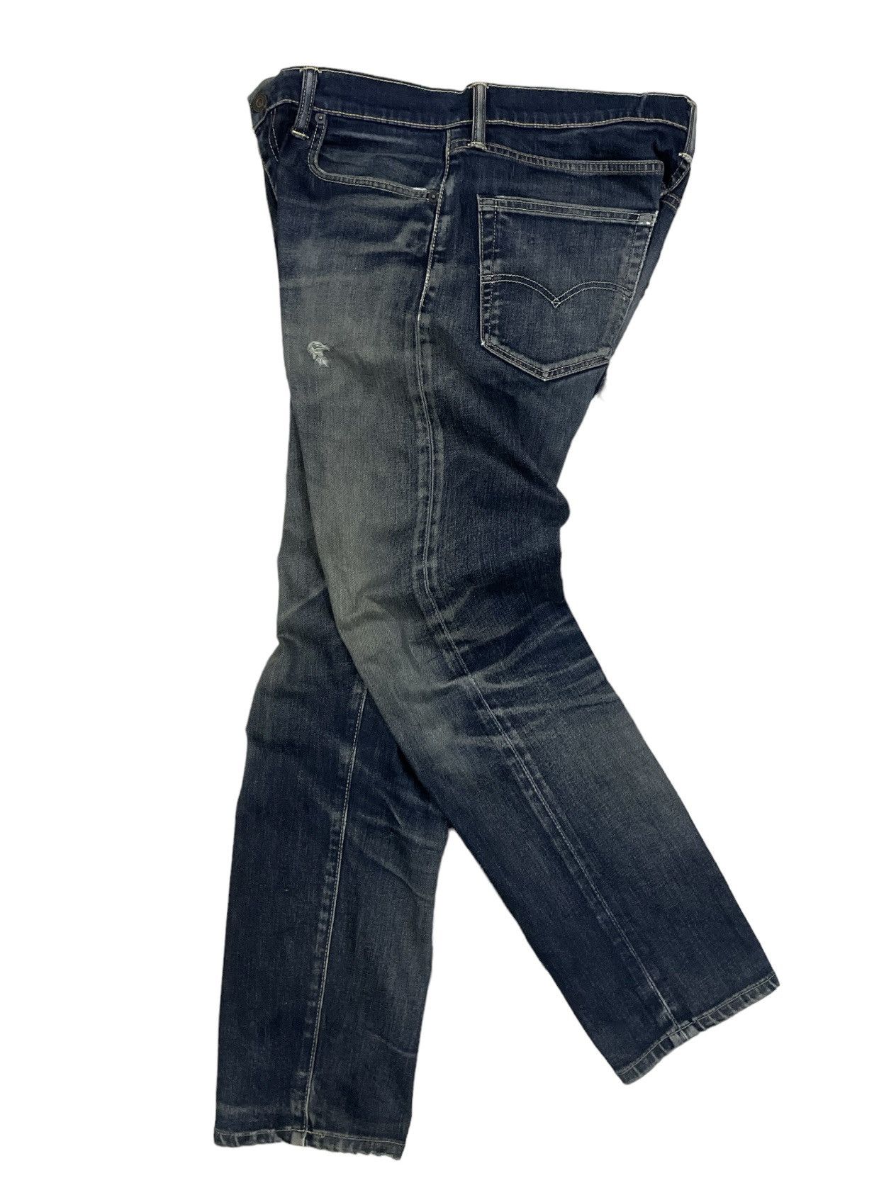 Levi's Vintage Levi’s 502 Stone Wash Straight Cut Ripped Jeans #273 Size US 33 - 5 Thumbnail