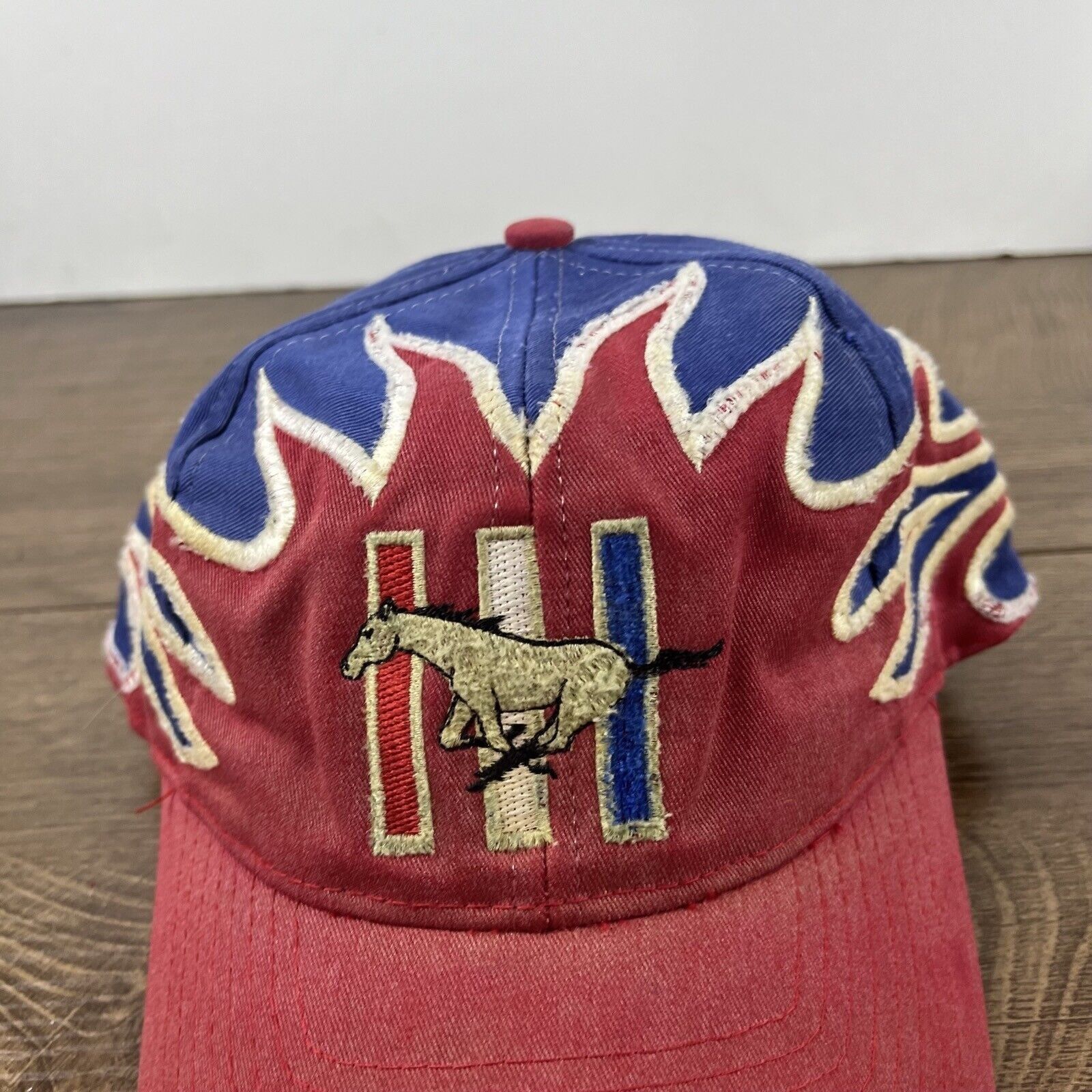 Other Mustangs Hat Randy #1 Mustang Hat Adjustable Hat Red Hat Adu Size ONE SIZE - 7 Thumbnail