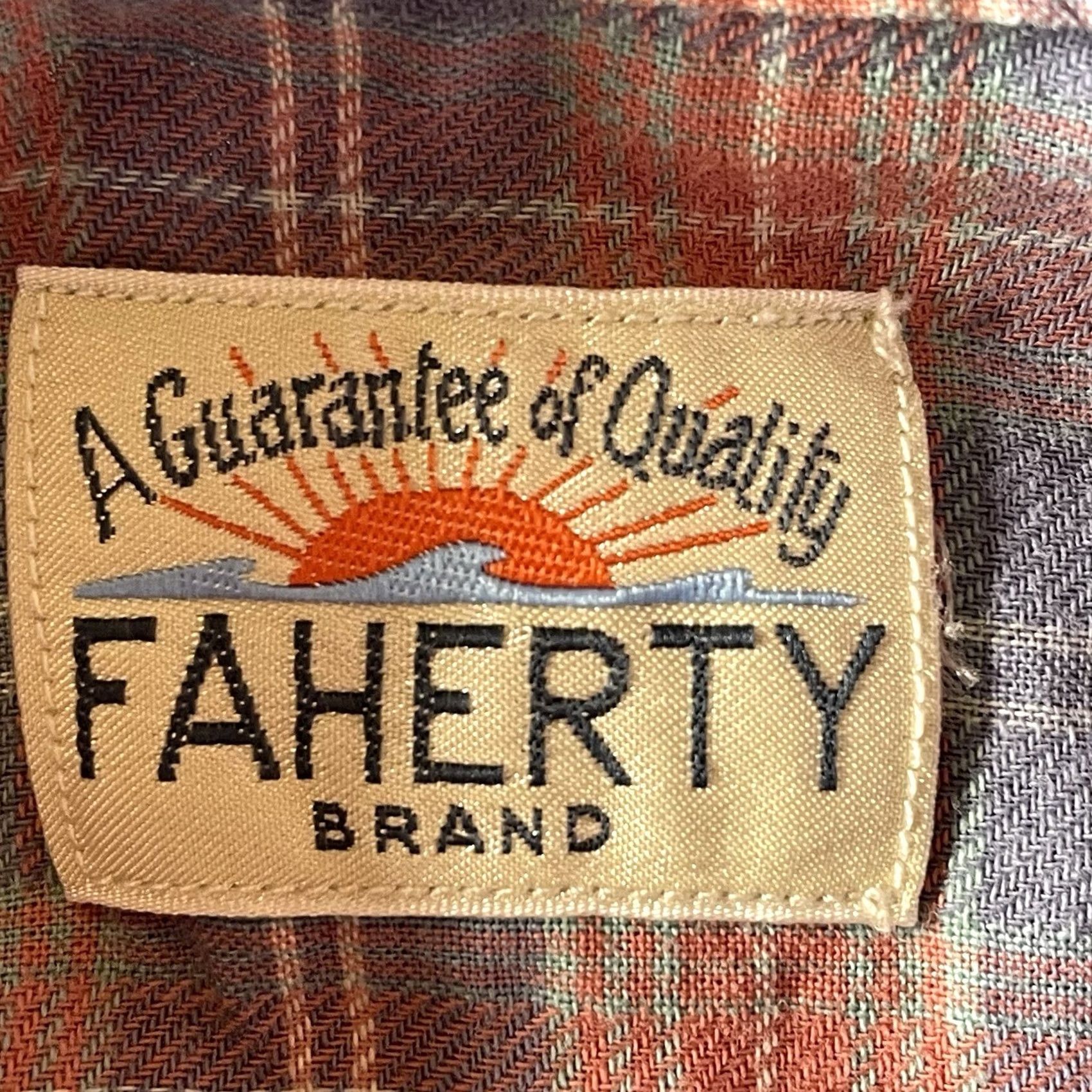 Faherty Faherty Shirt Mens Large Pink Blue Plaid Long Sleeve Button Up Size US L / EU 52-54 / 3 - 2 Thumbnail
