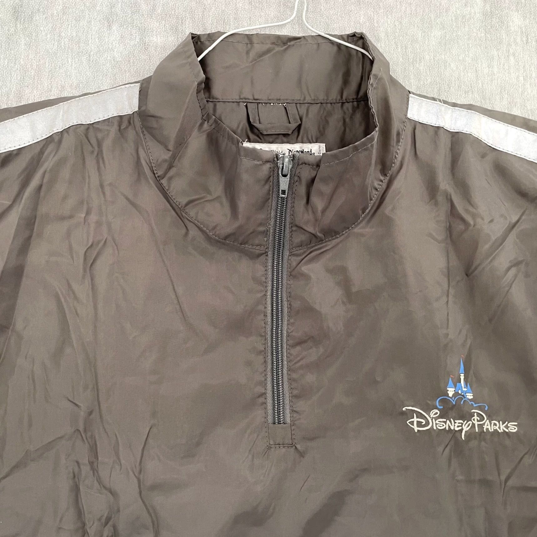 Disney Disney Jacket Adult XL Brown Packable Windbreaker Mickey Logo Mens Size US XL / EU 56 / 4 - 3 Thumbnail