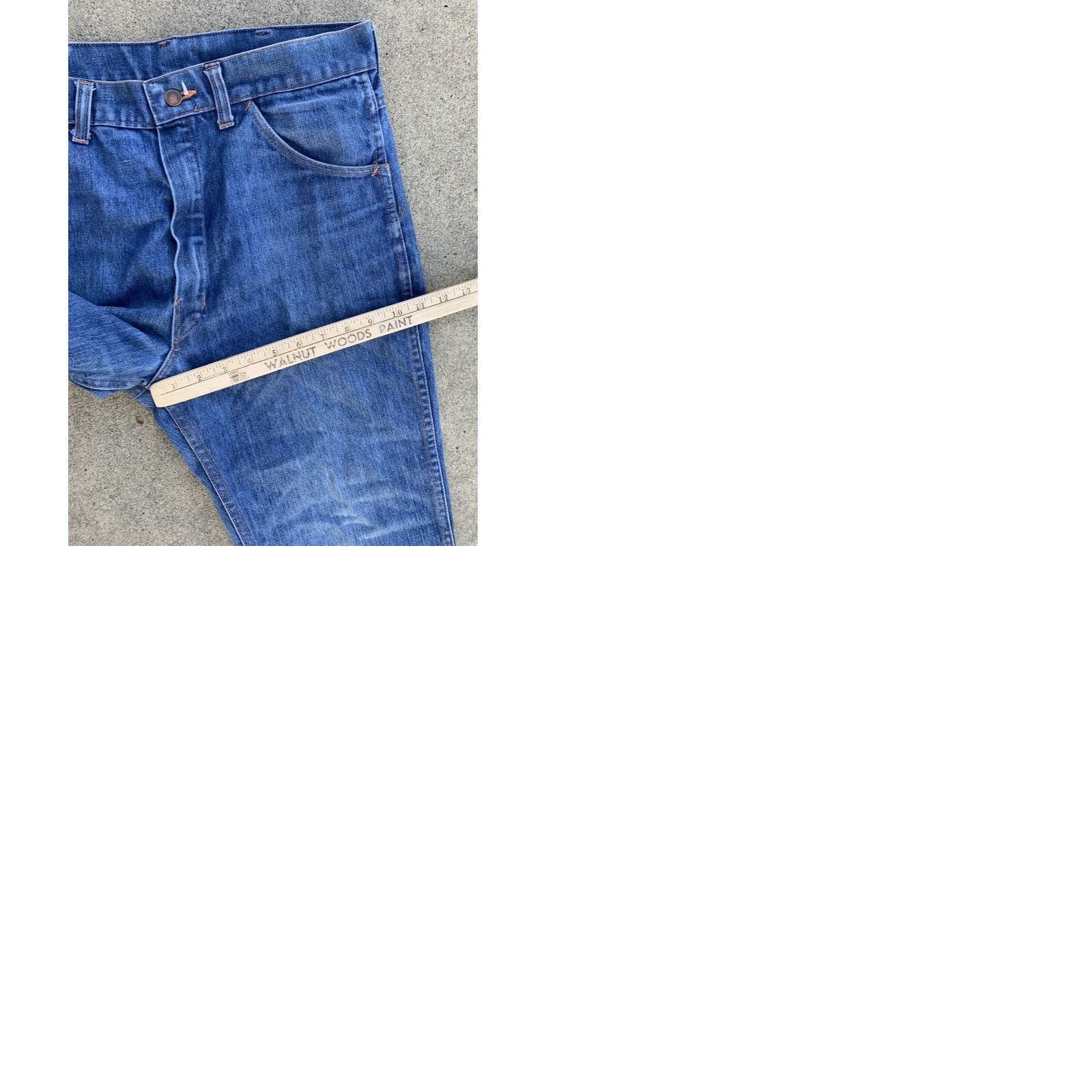 Bell VINTAGE Big Yank Jeans flare bell bottom bells 33.5 in waist 33.5 in inseam blue denim 1970s Womens Mens? Size US 32 / EU 48 - 12 Thumbnail
