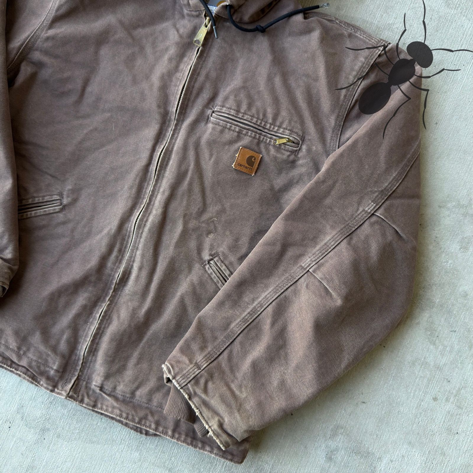 Carhartt × Vintage Carhartt J141 FWD brown Sierra Sherpa work wear jacket Size US M / EU 48-50 / 2 - 4 Thumbnail