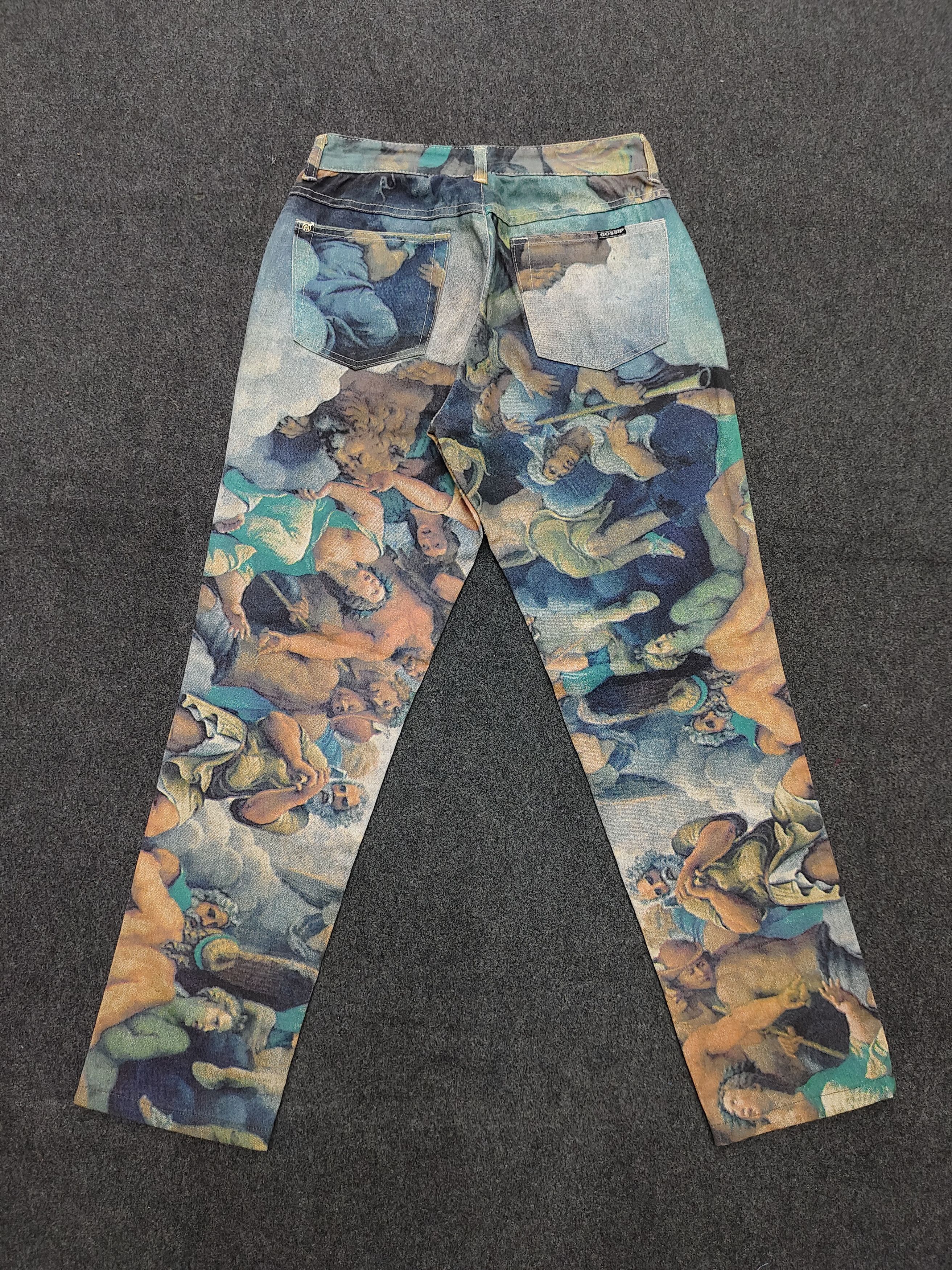 Seditionaries 90s Gossip- Renaissance Chaos Art Graphic Jeans Size US 30 / EU 46 - 3 Thumbnail