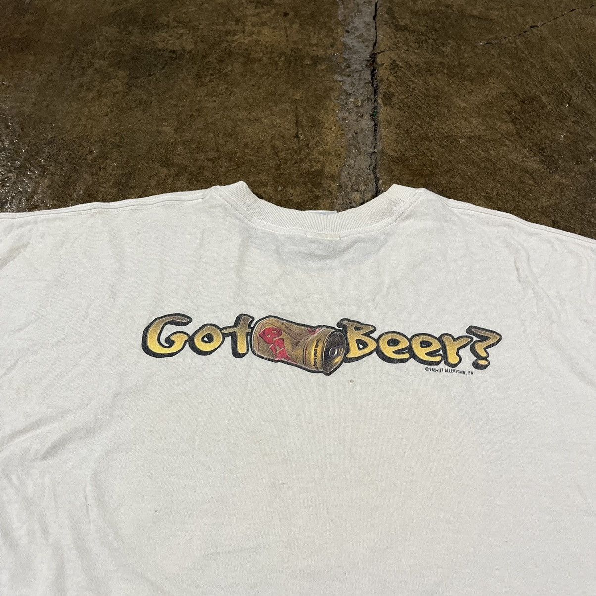Vintage Crazy Got Beer? Y2K Funny Humor Alcohol Joke Tee Shirt 3XL Size US XXL / EU 58 / 5 - 2 Thumbnail