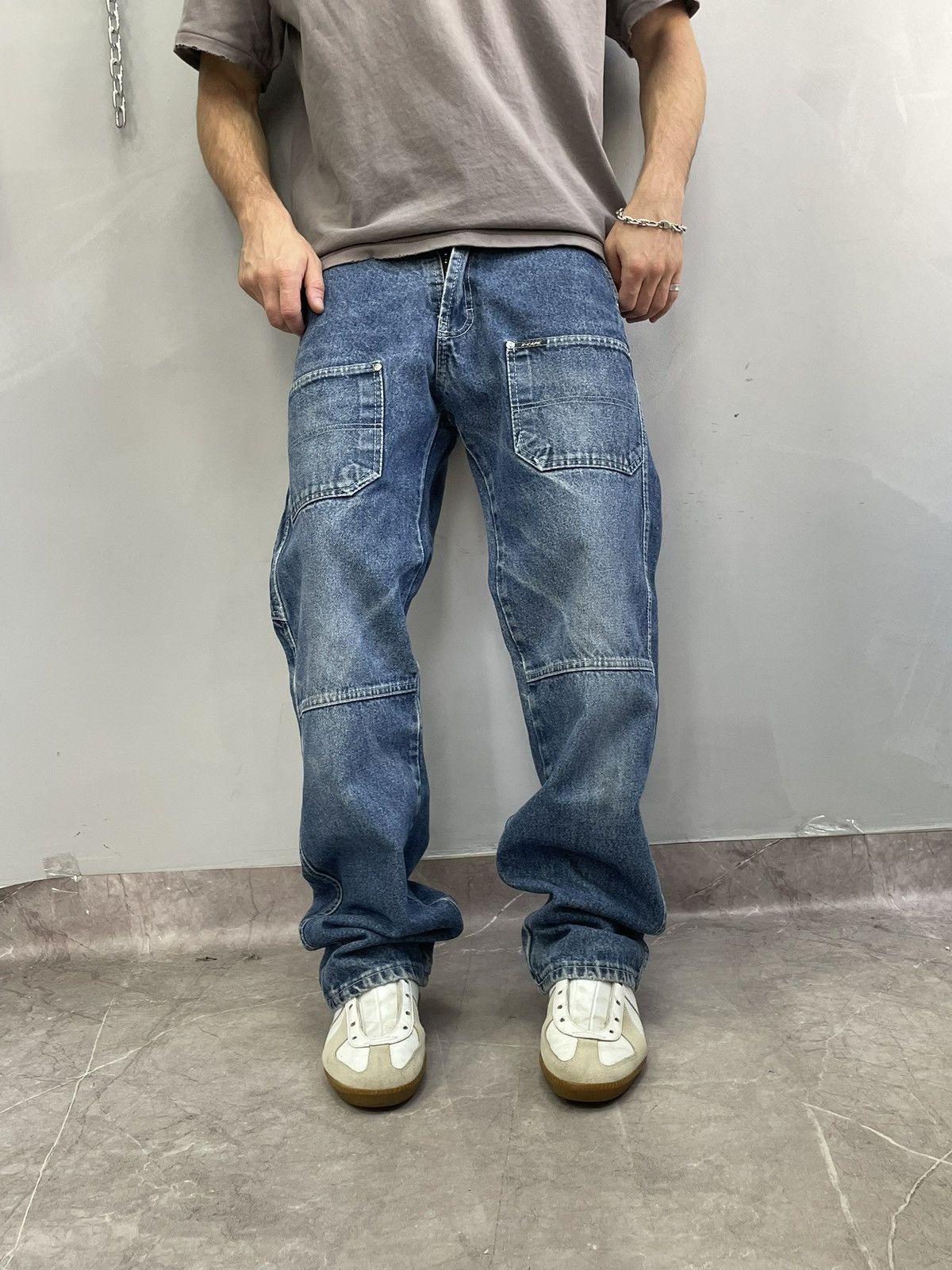 Southpole Rare baggy southpole denim rap jeans pants low waist y2k Size US 31 - 3 Thumbnail