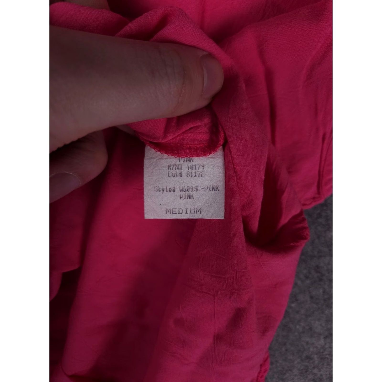 Jams World JAMS WORLD Tank Top Women’s Medium Pink Relaxed Hawaiian Sleeveless Round Neck Casual Basic Lightweight Summer Sprin g Size M / US 6-8 / IT 42-44 - 5 Thumbnail