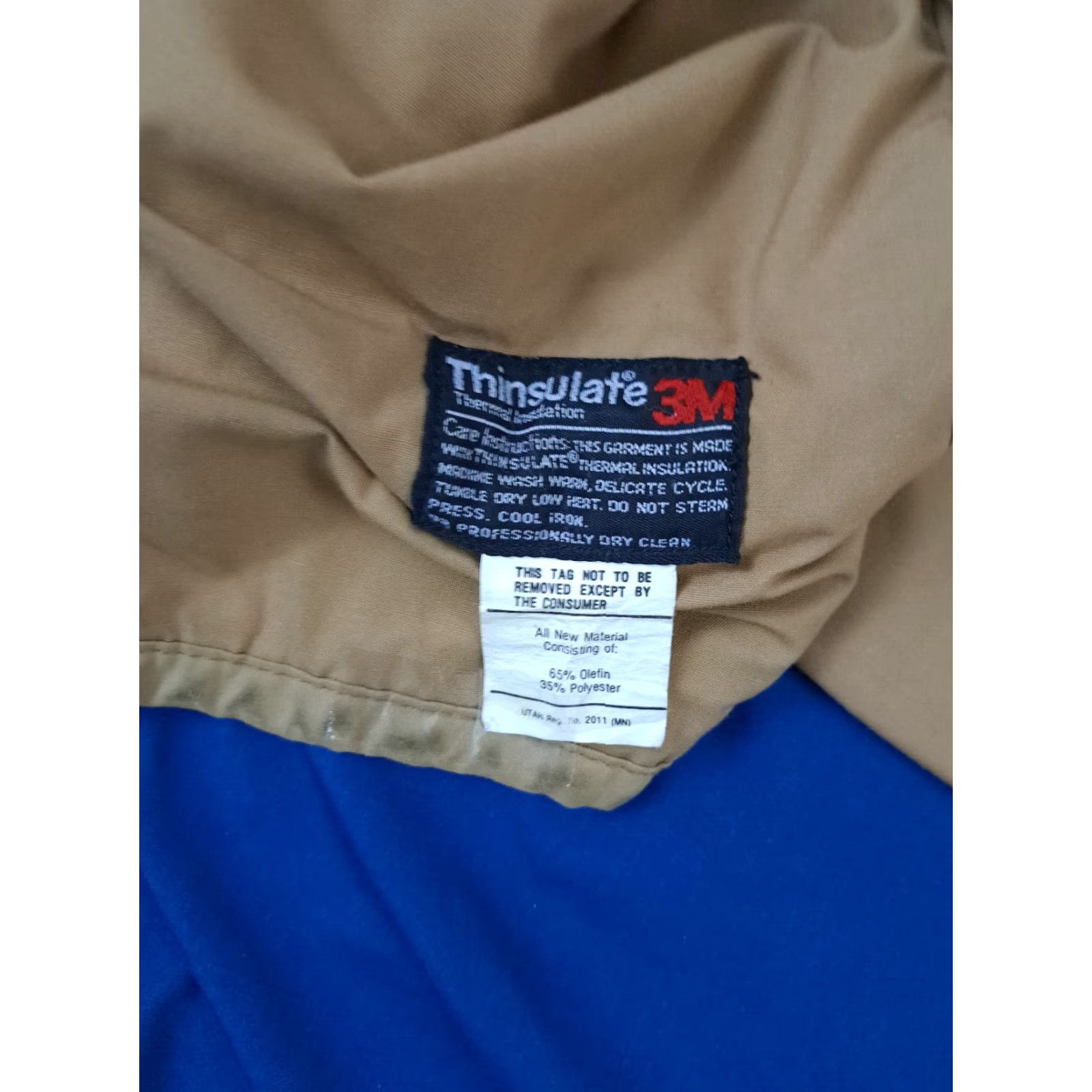 Vintage VINTAGE Stearns Parka Jacket Men XL Blue 3M Liner Zip & Button Outdoor USA Size US XL / EU 56 / 4 - 6 Thumbnail