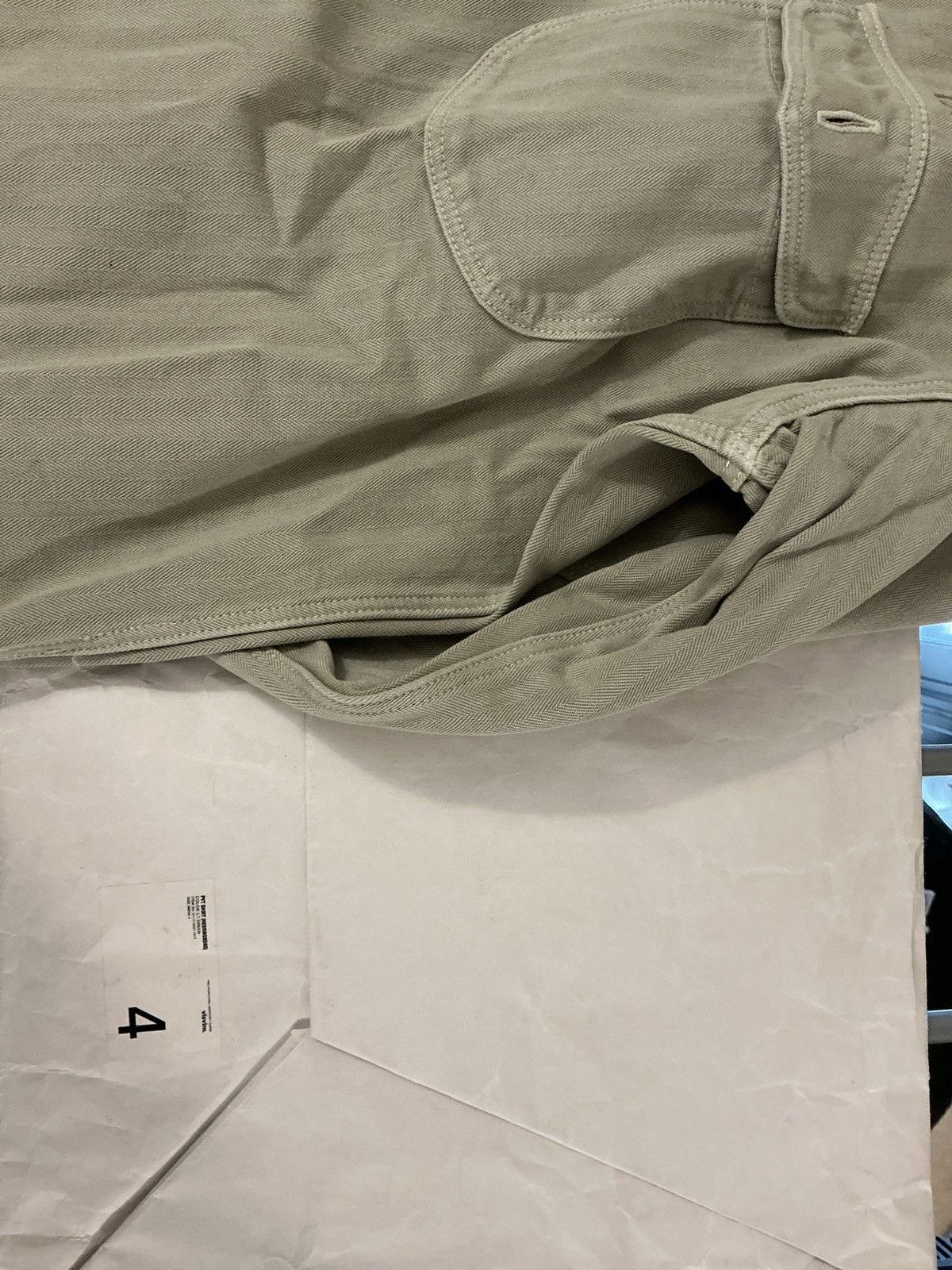 Visvim PVT Shirt Herringbone Sz 4 Size US XL / EU 56 / 4 - 4 Thumbnail