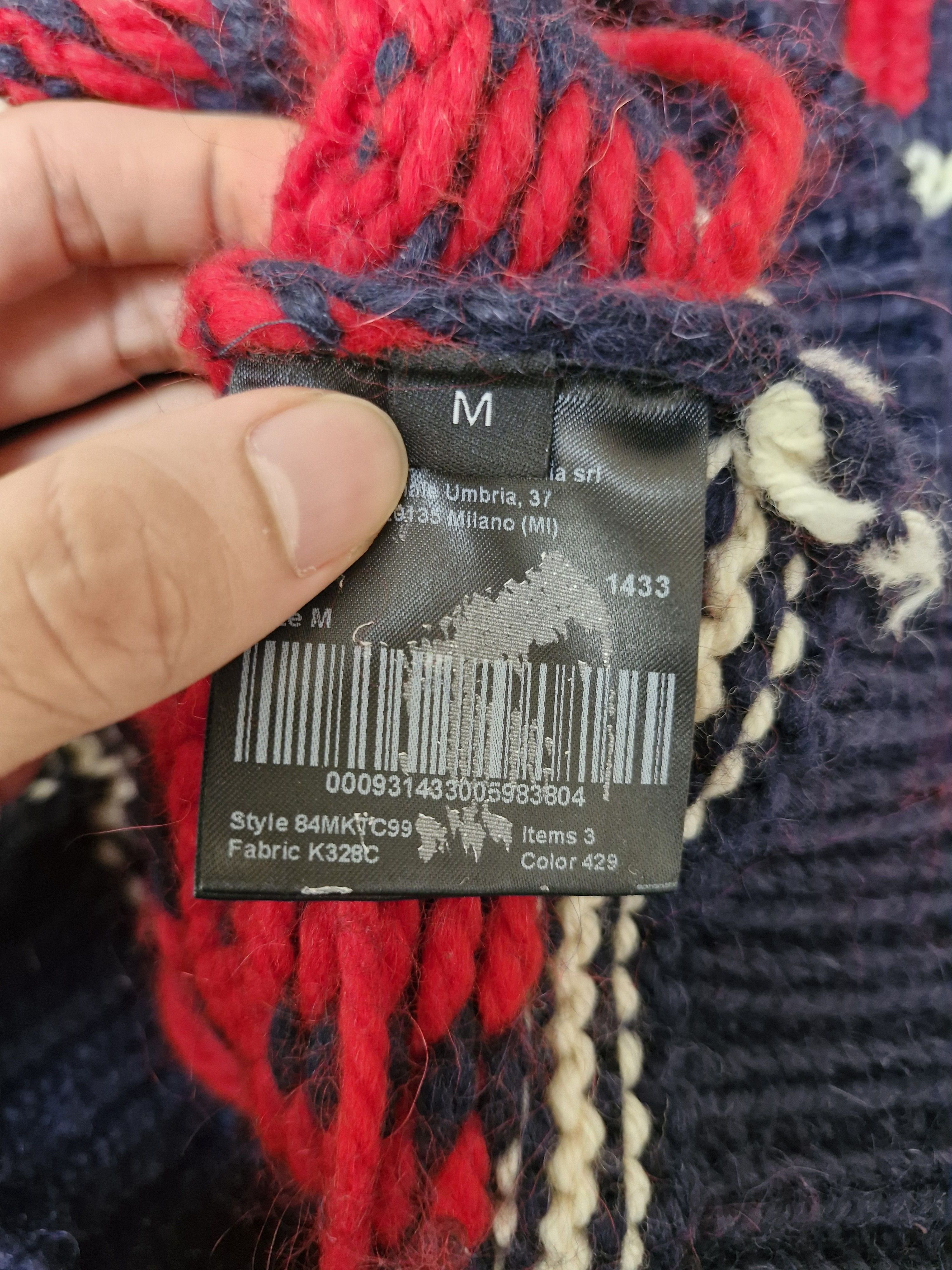 Calvin Klein 205W39NYC CALVIN KLEIN 205W39NYC FW18 Striped Distressed Wool Knit Size US M / EU 48-50 / 2 - 6 Thumbnail