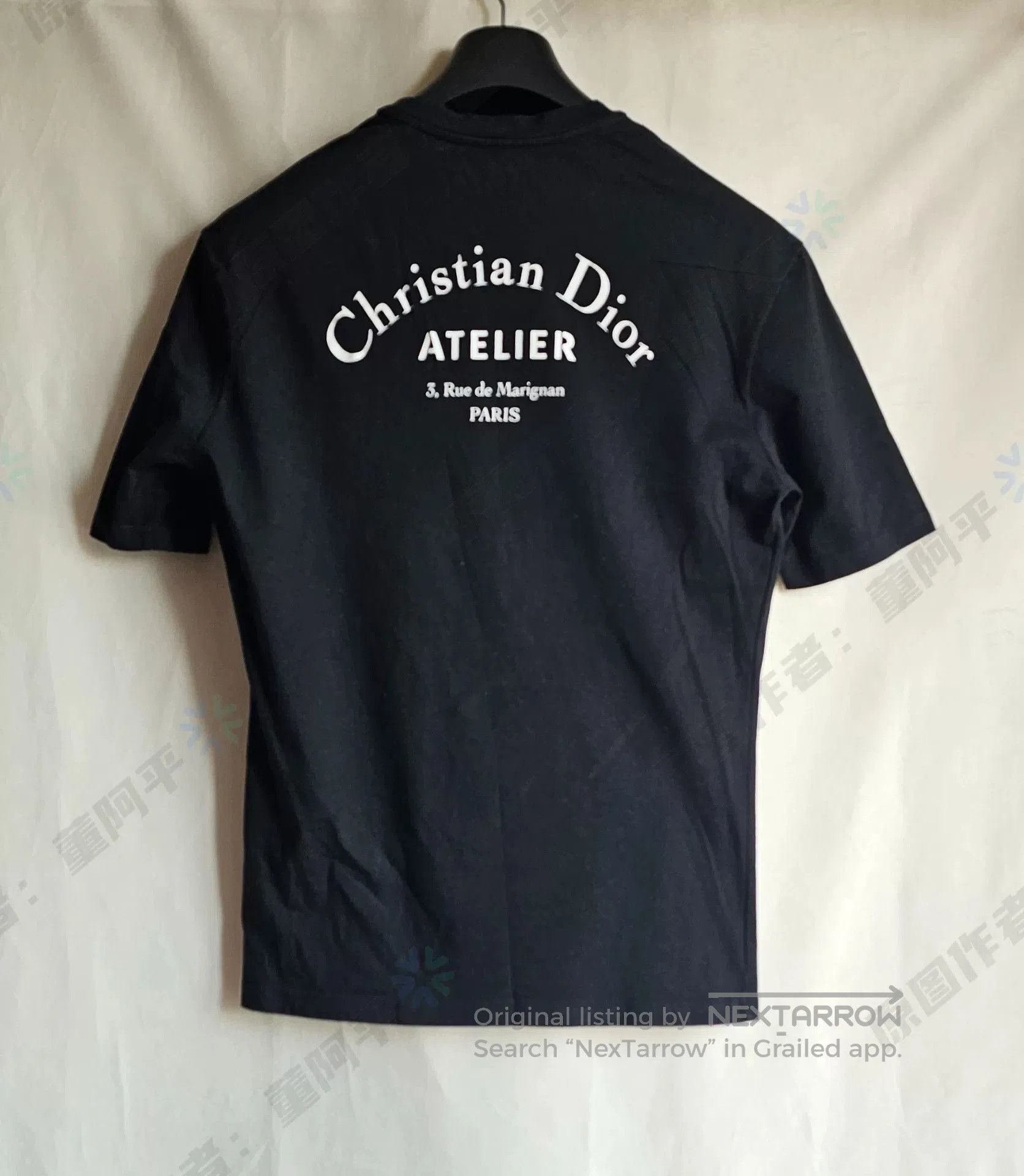 Dior Dior Black Logo Short Sleeve T. Size US XS / EU 42 / 0 - 4 Thumbnail