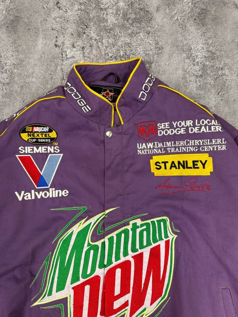 JH Design JH Design Group Mountain Dew Racing Jacket NASCAR Bomber Size US L / EU 52-54 / 3 - 5 Thumbnail