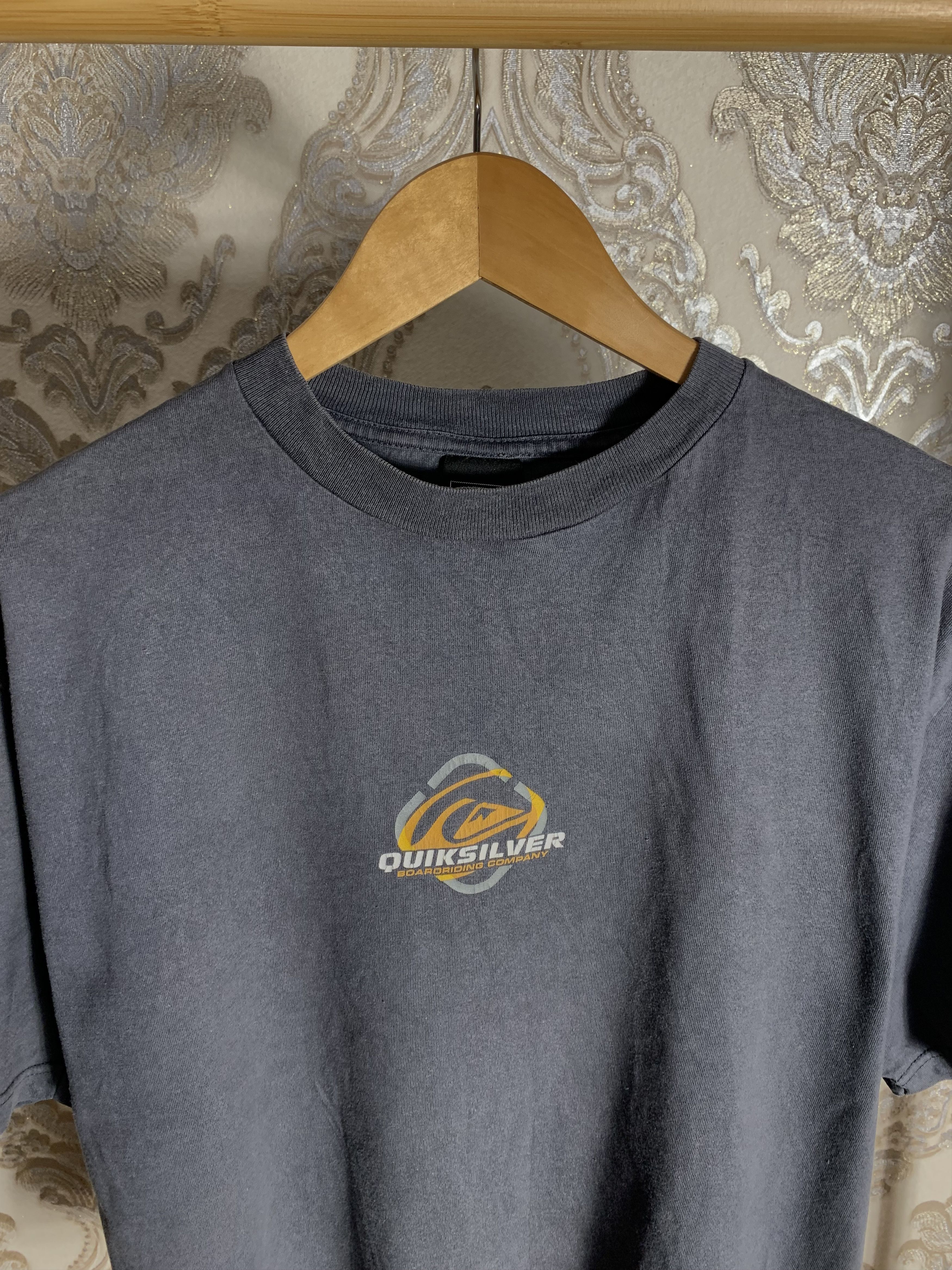 Quiksilver VINTAGE QUIKSILVER SURF RETRO T-SHIRT SKATEBOARD Y2K 90s Size US L / EU 52-54 / 3 - 2 Thumbnail