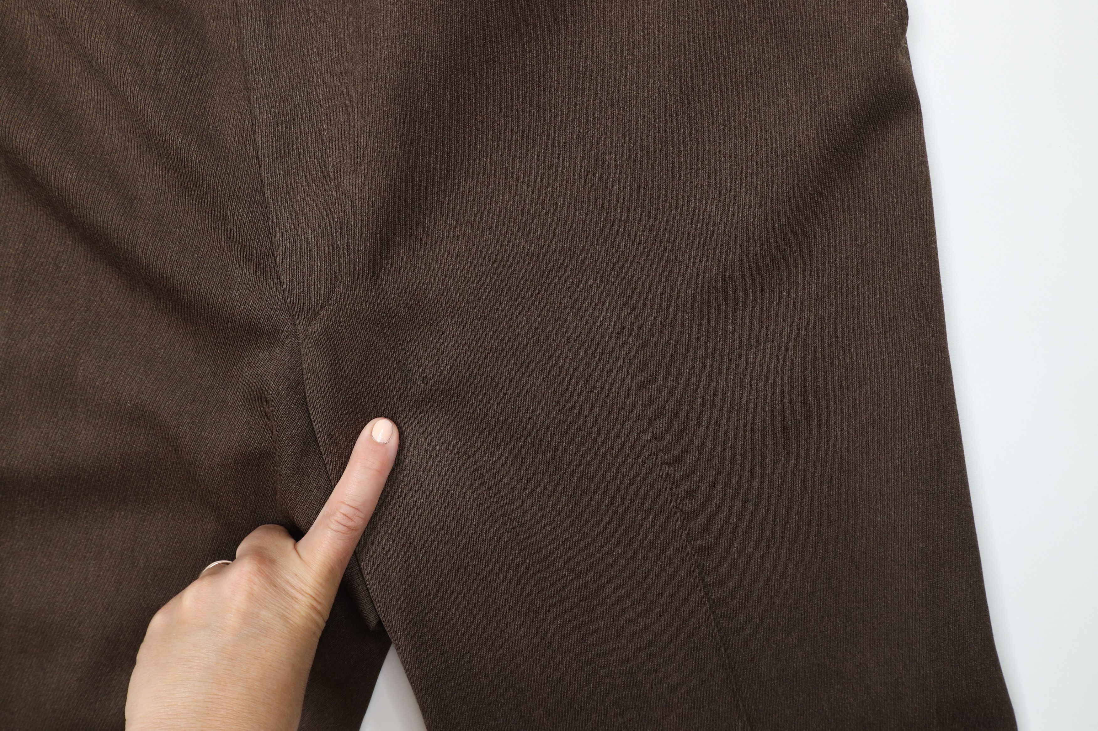 Vintage Vintage 90s Streetwear Knit Wide Leg Chino Pants Brown Size US 38 / EU 54 - 5 Thumbnail