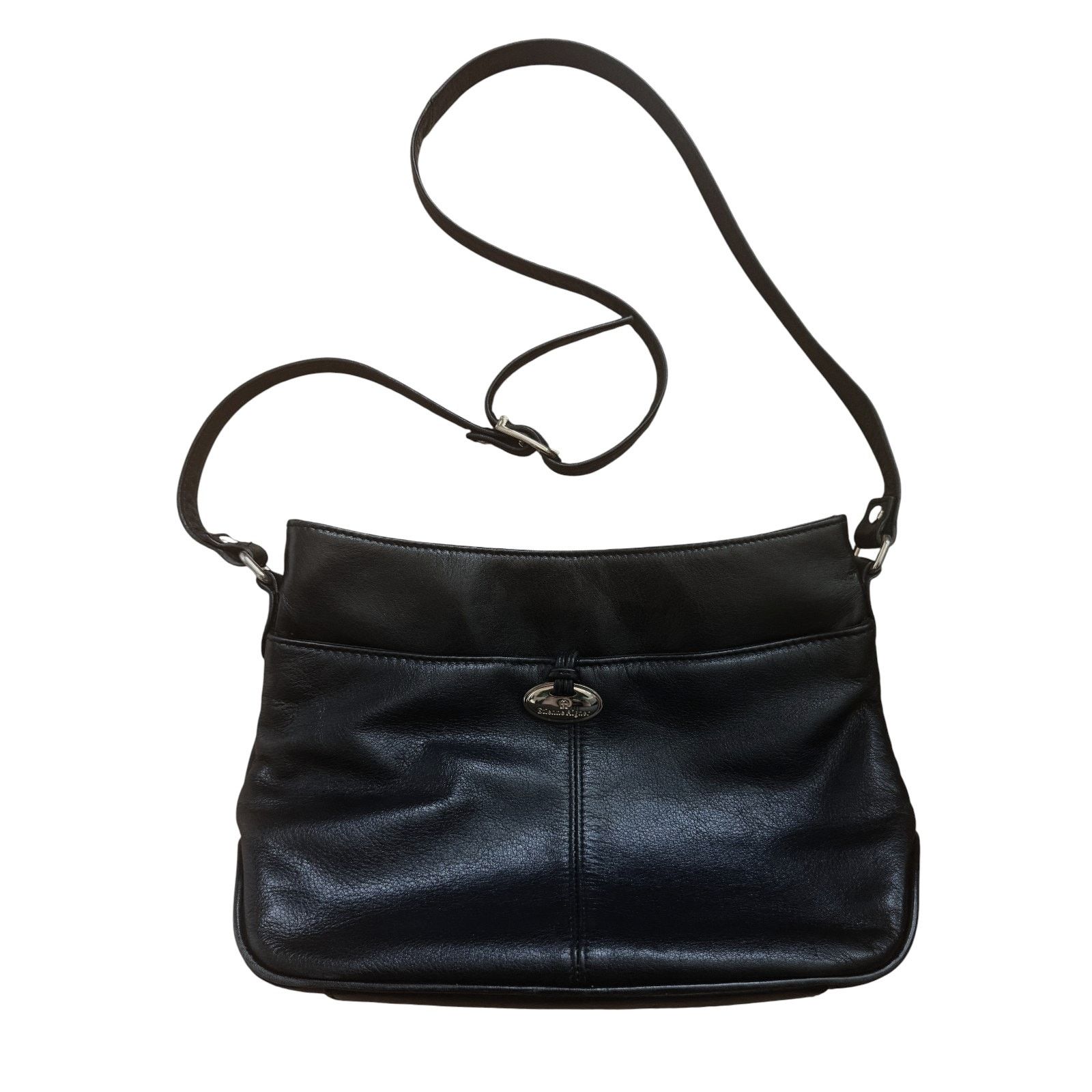 Etienne Aigner Etienne Aigner Black Leather Bag Size ONE SIZE - 1 Thumbnail
