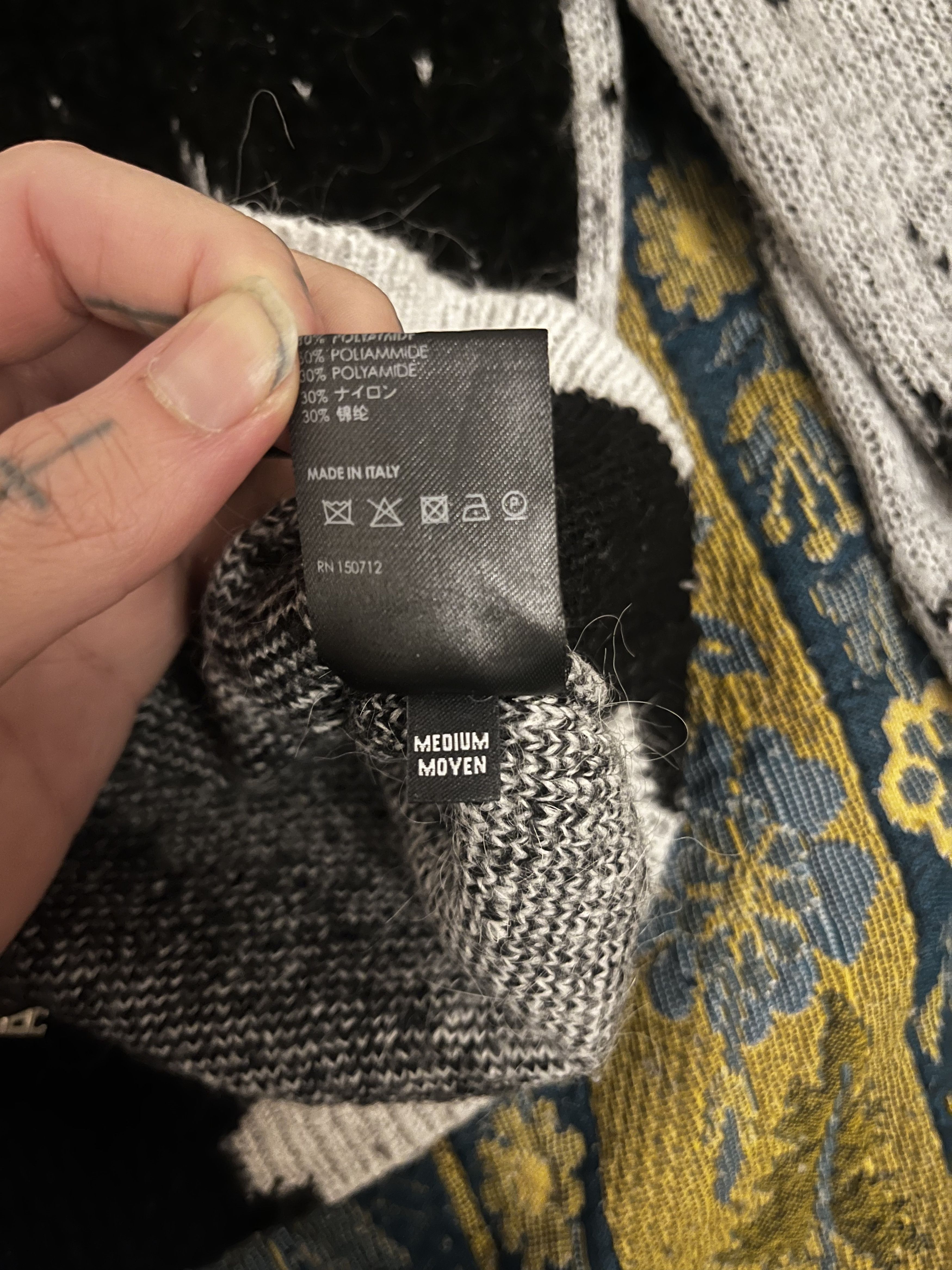 Amiri × Wes Lang Amiri x Wes Lang Reaper Knit Size US M / EU 48-50 / 2 - 3 Thumbnail