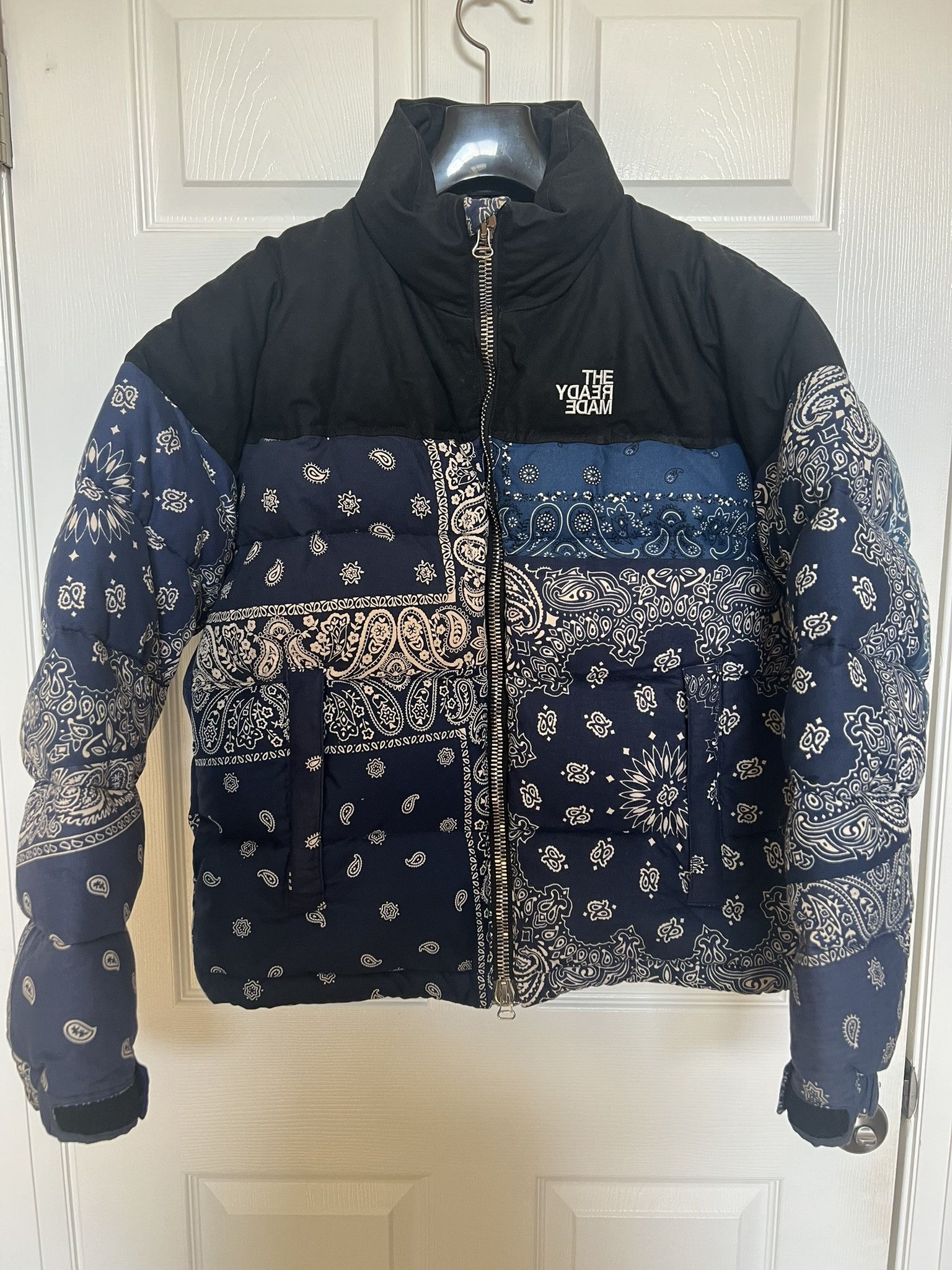 READYMADE ReadyMade Blue Bandana Paisley Puffer Jacket sz 0 Size US XS / EU 42 / 0 - 2 Thumbnail