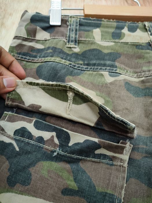 Japanese Brand over whelm camo military multipocket cargo pants #46-002DLL Size US 30 / EU 46 - 3 Thumbnail