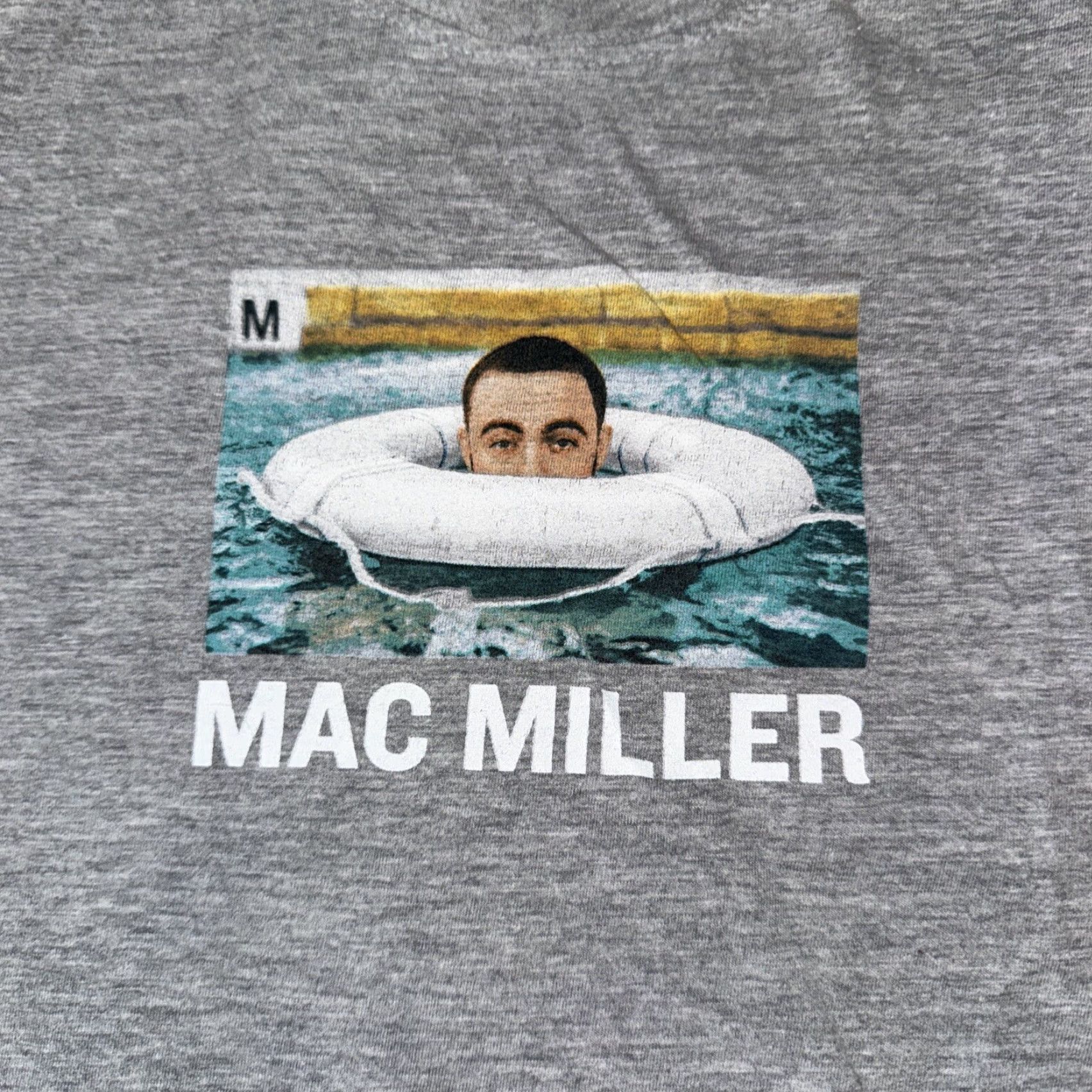 Vintage Mac Miller T-Shirt Grey Small 17x25 Men Short Sleeve Regular Fit M & M Shirt Size US S / EU 44-46 / 1 - 2 Thumbnail