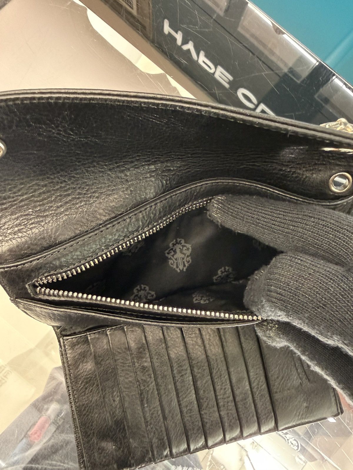 Chrome Hearts Chrome Hearts Leather Wallet Black Size ONE SIZE - 8 Thumbnail